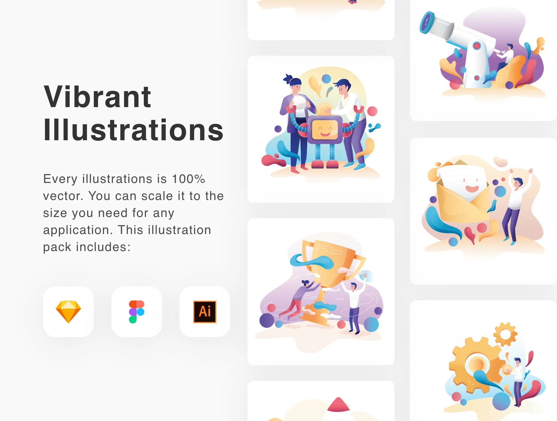 Vibrant Illustrations
