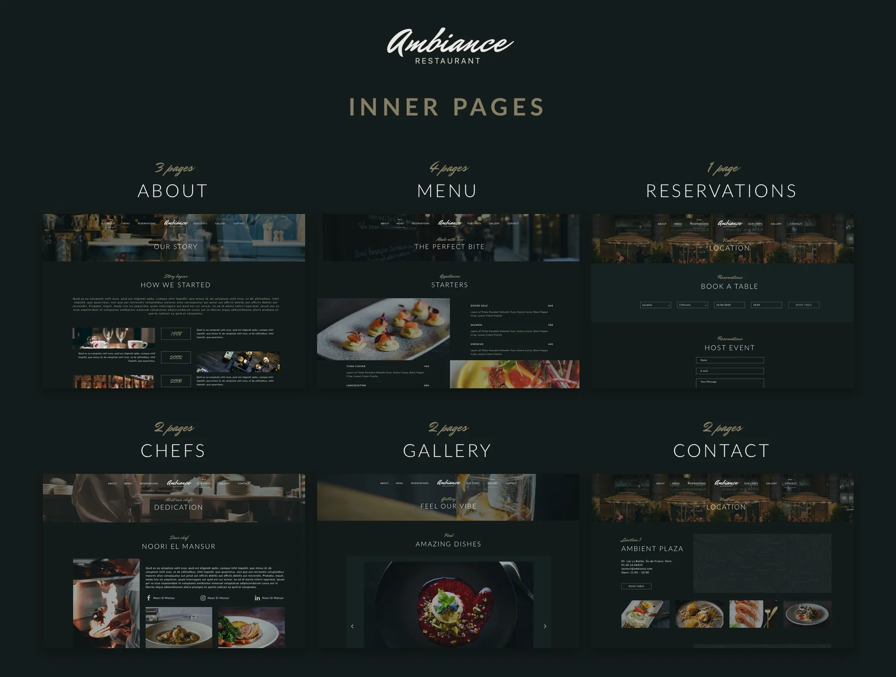 Ambiance - Theme and Template 2