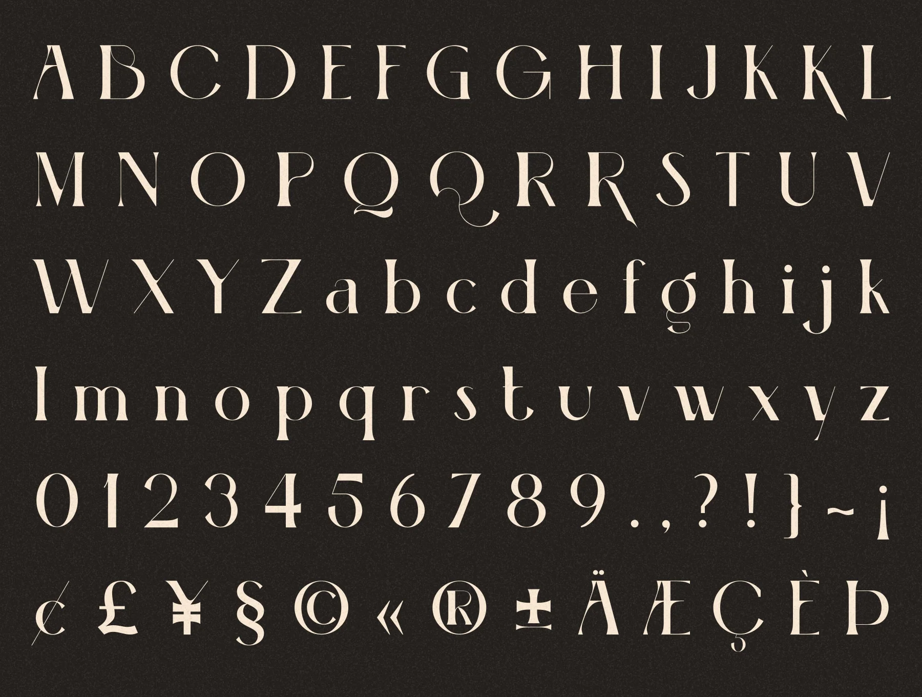 Amerta - Display Font 7