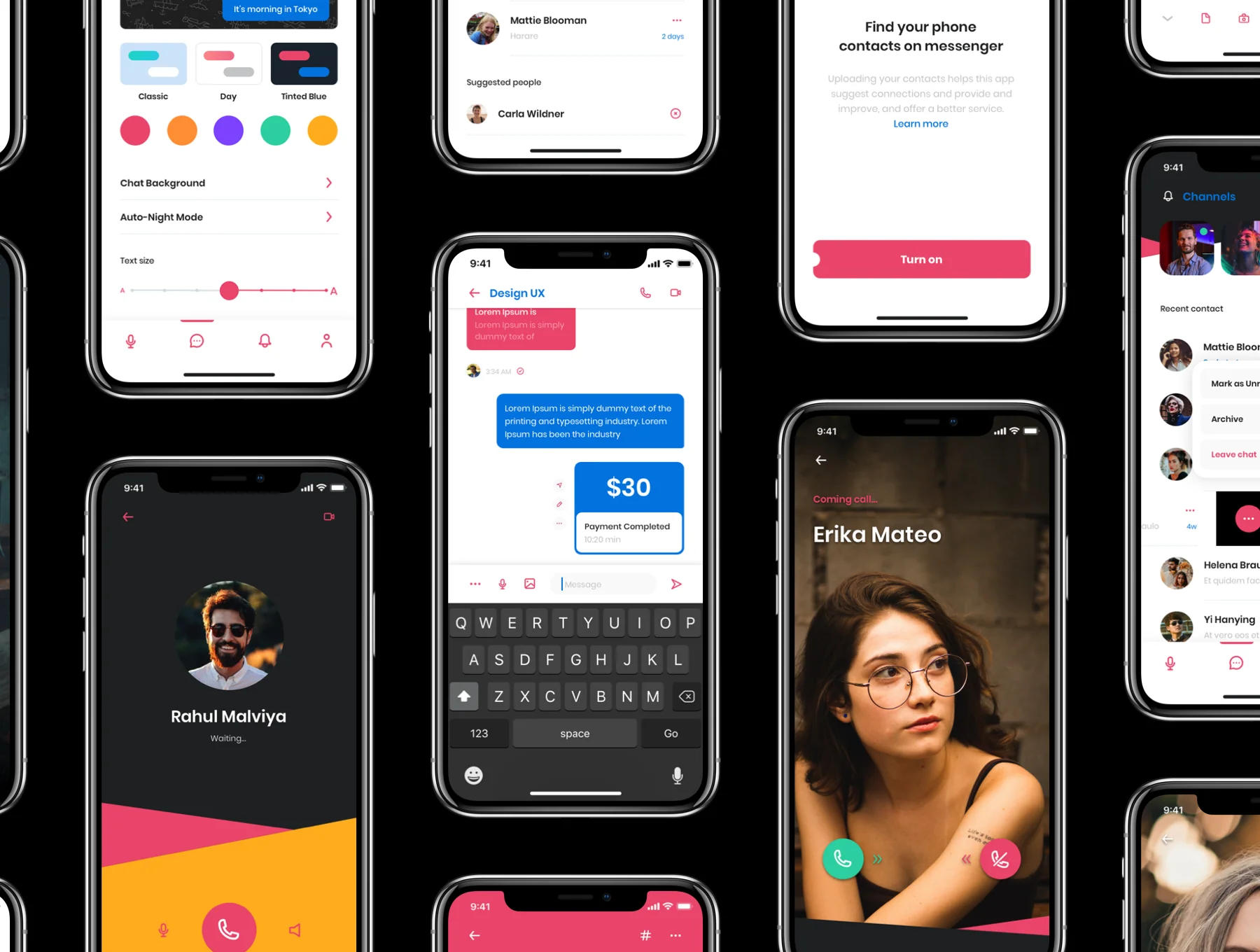 Amia - Messaging App UI Kit 8