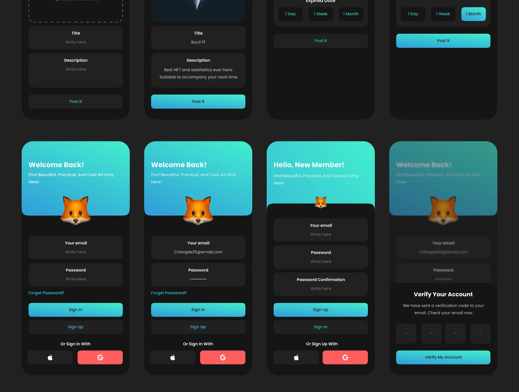 Amigos - NFT UI Kits for mobile 6