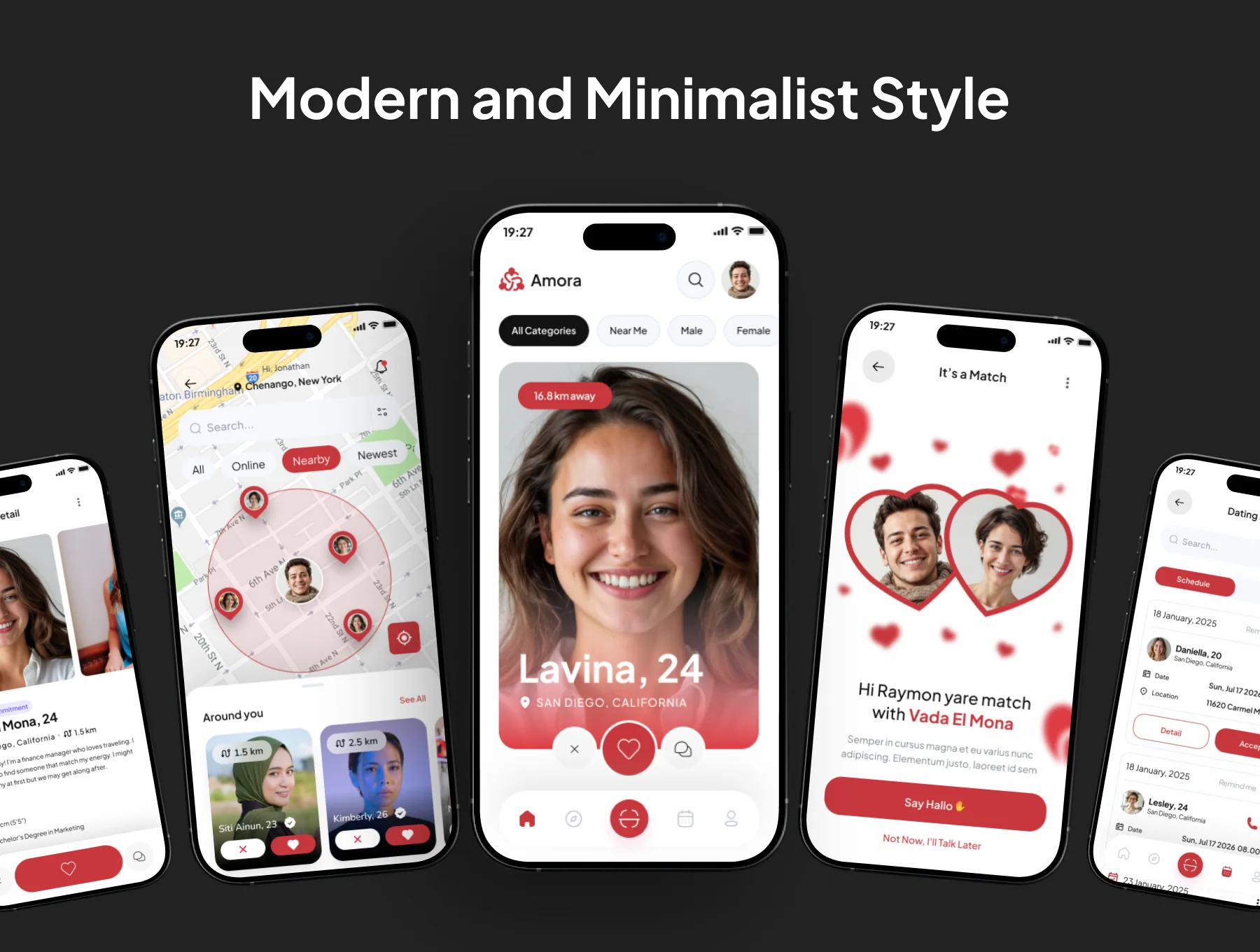 Amora  - Dating App IOS UI Kits 4