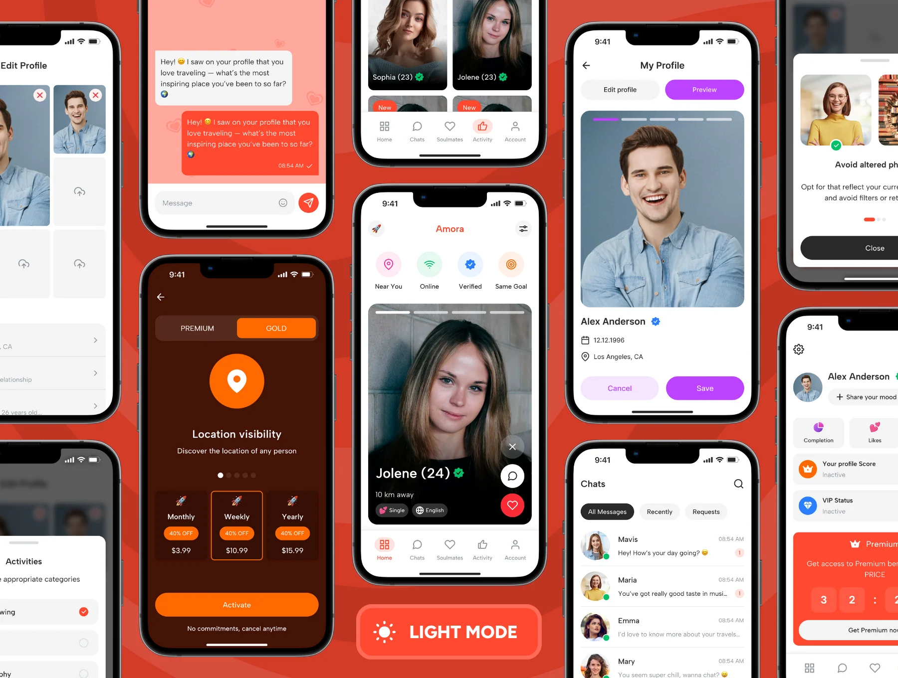 Amora - Dating App UI Kit 6
