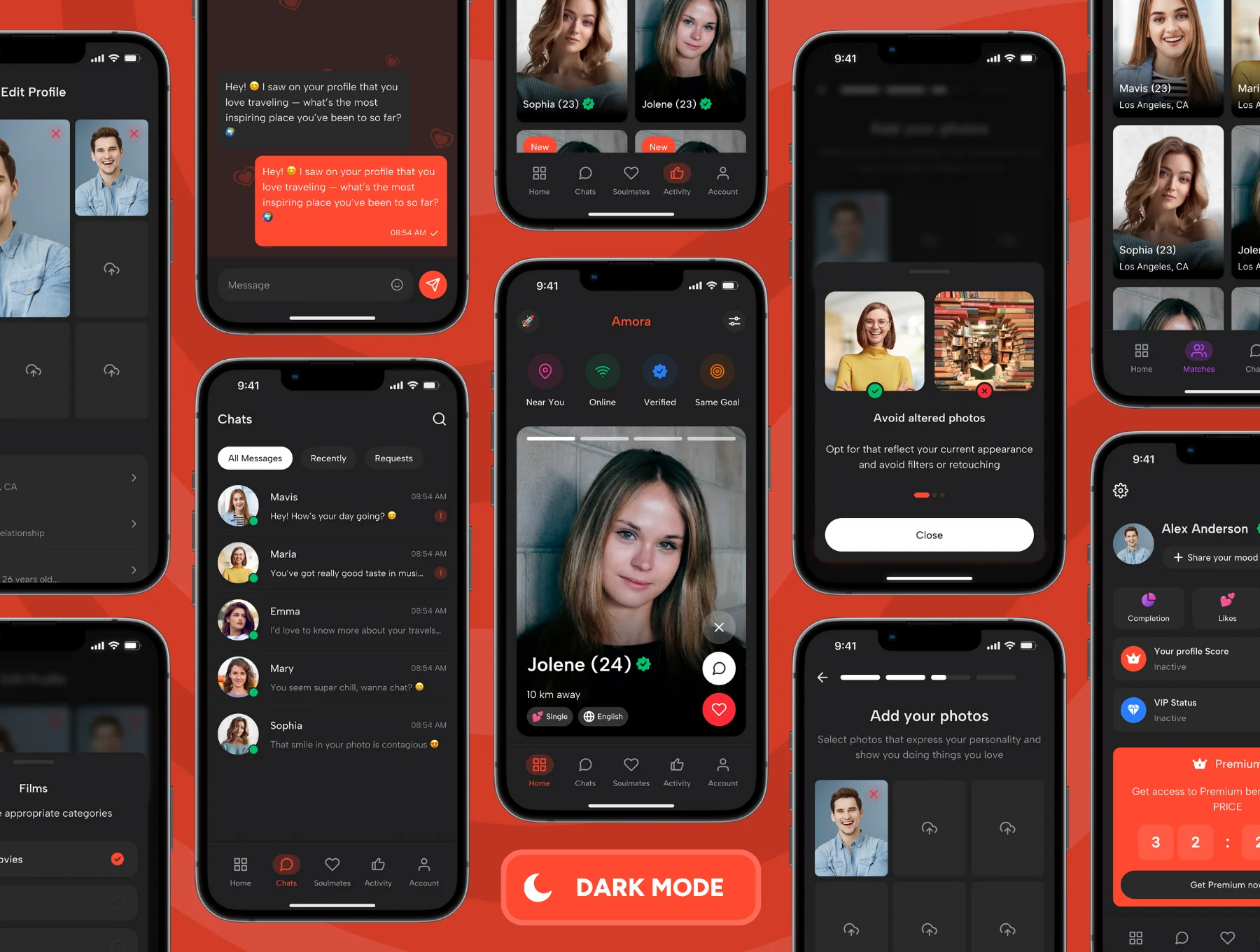 Amora - Dating App UI Kit 7