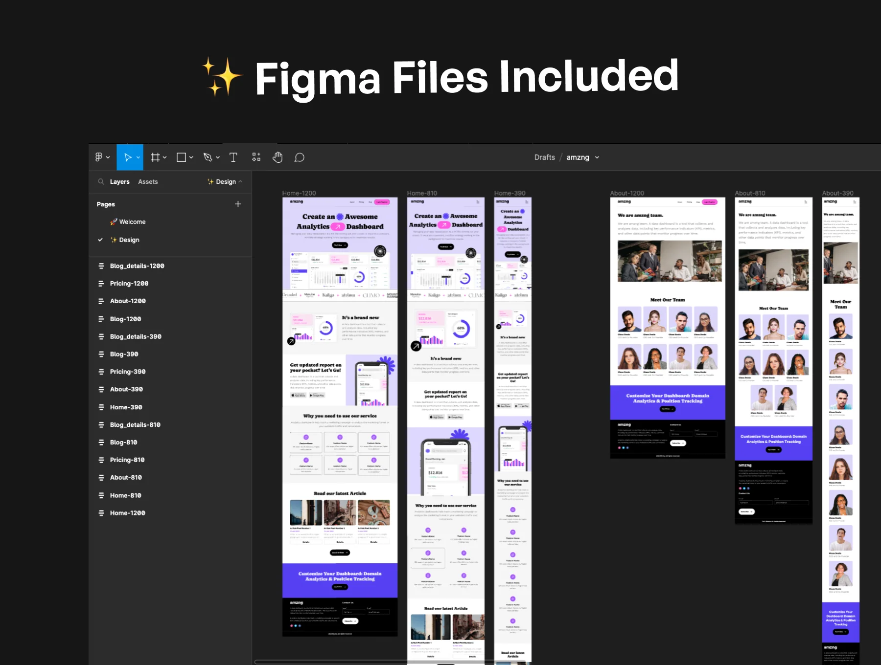 Amzng - Multi Purpose Framer Landing Page 4