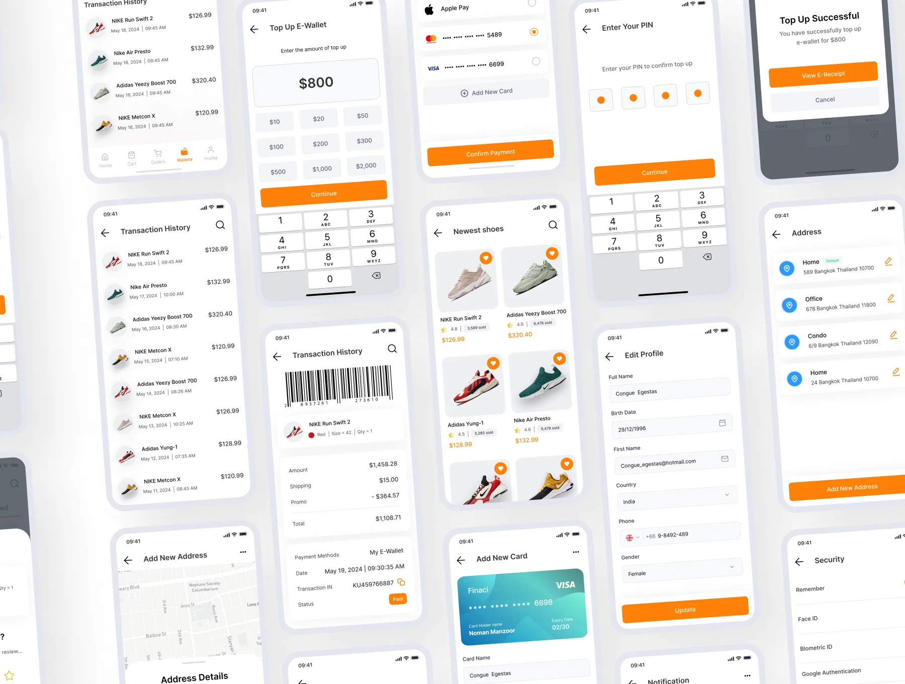 AN.Shoes E-commerce Mobile App UI KIT 4