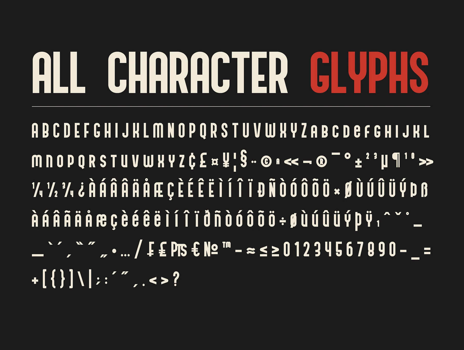Andreash - A Modern Condensed Typeface 7