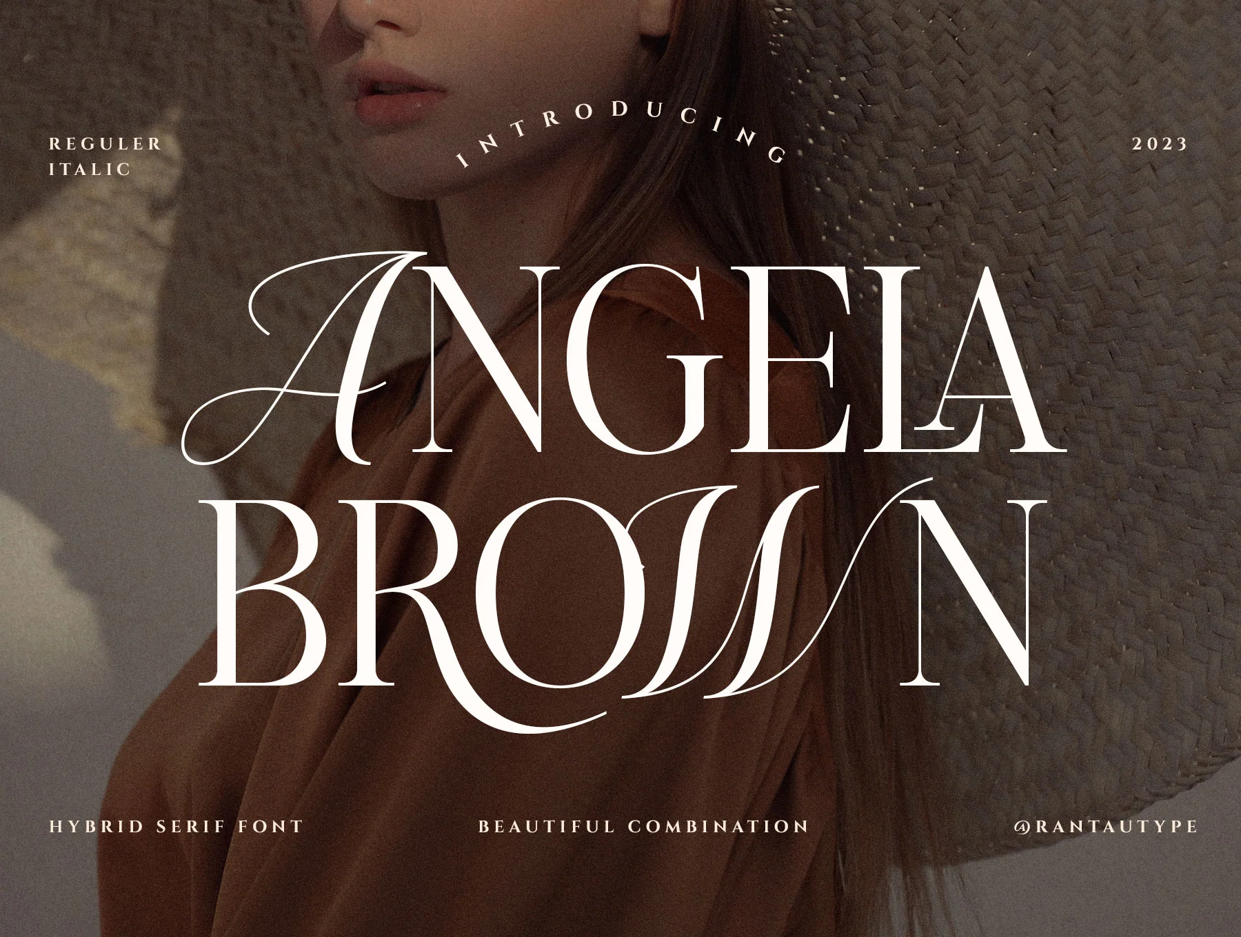 Angela Brown Script Serif Font