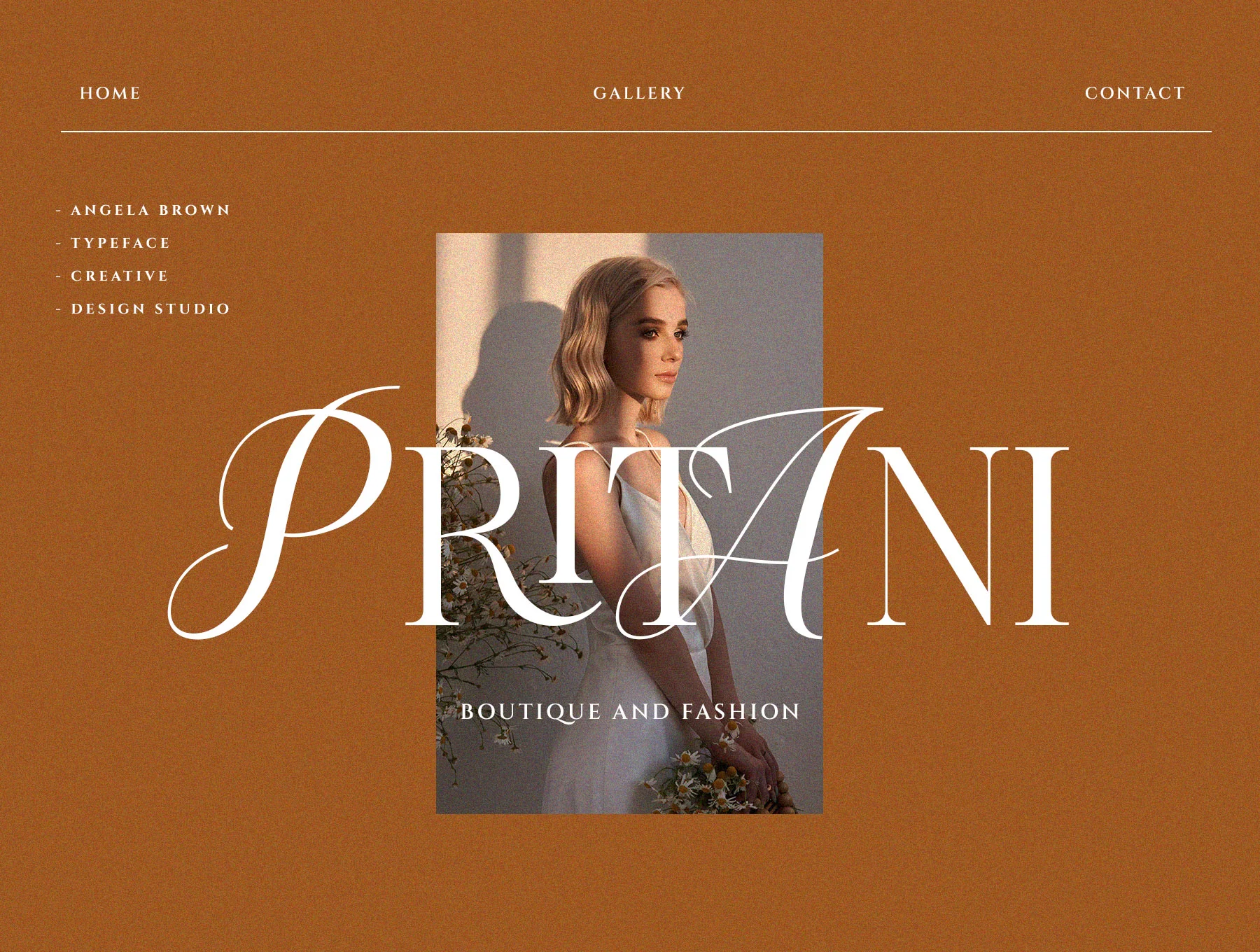 Angela Brown Script Serif Font 3