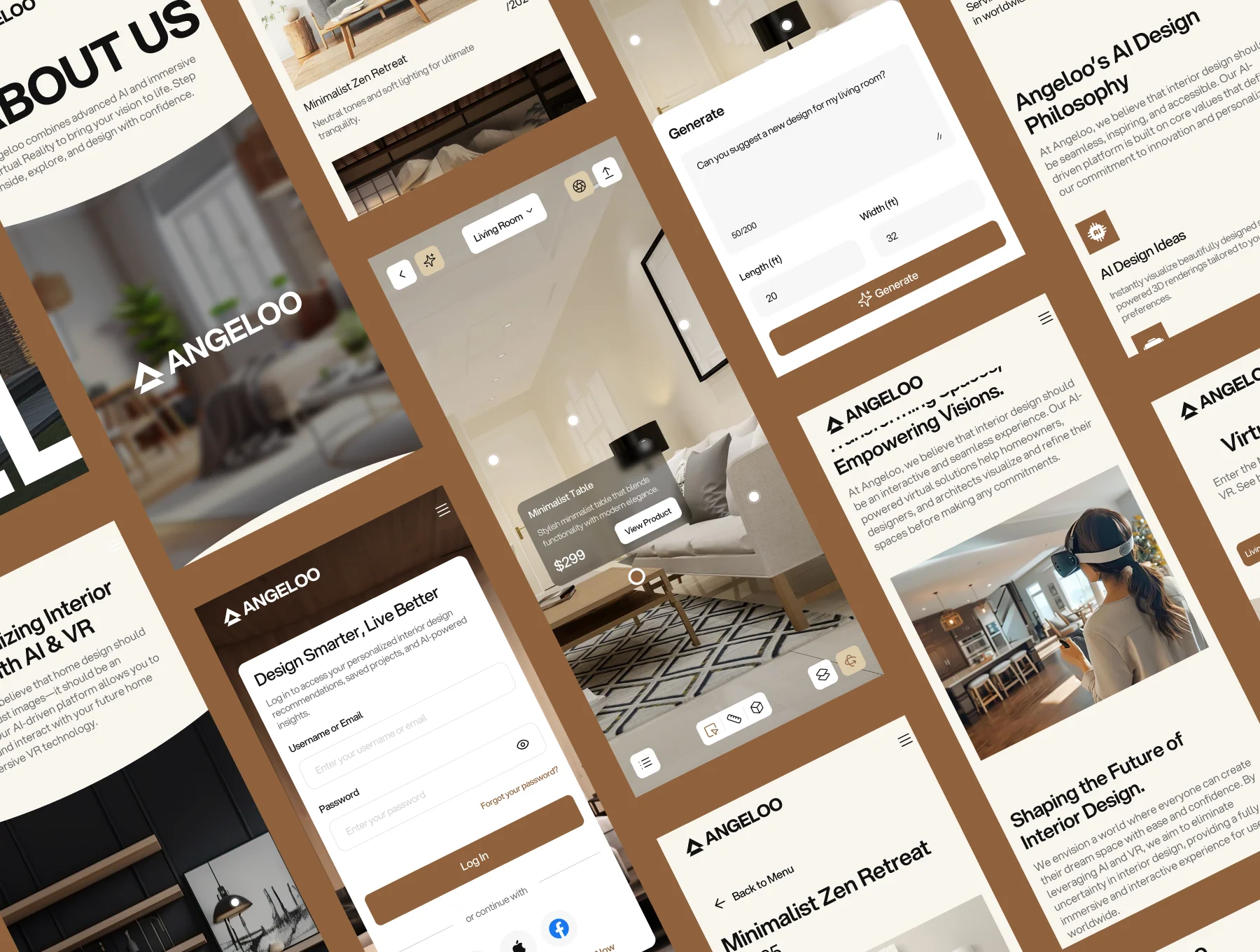 Angeloo - AI Virtual Interior Designer Website UI KIT 6