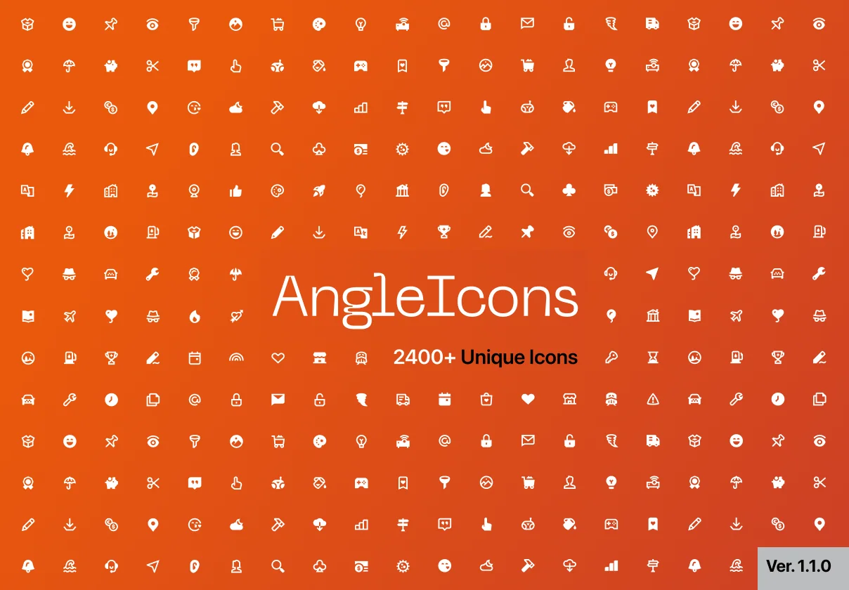 AngleIcons-UI Icon Set