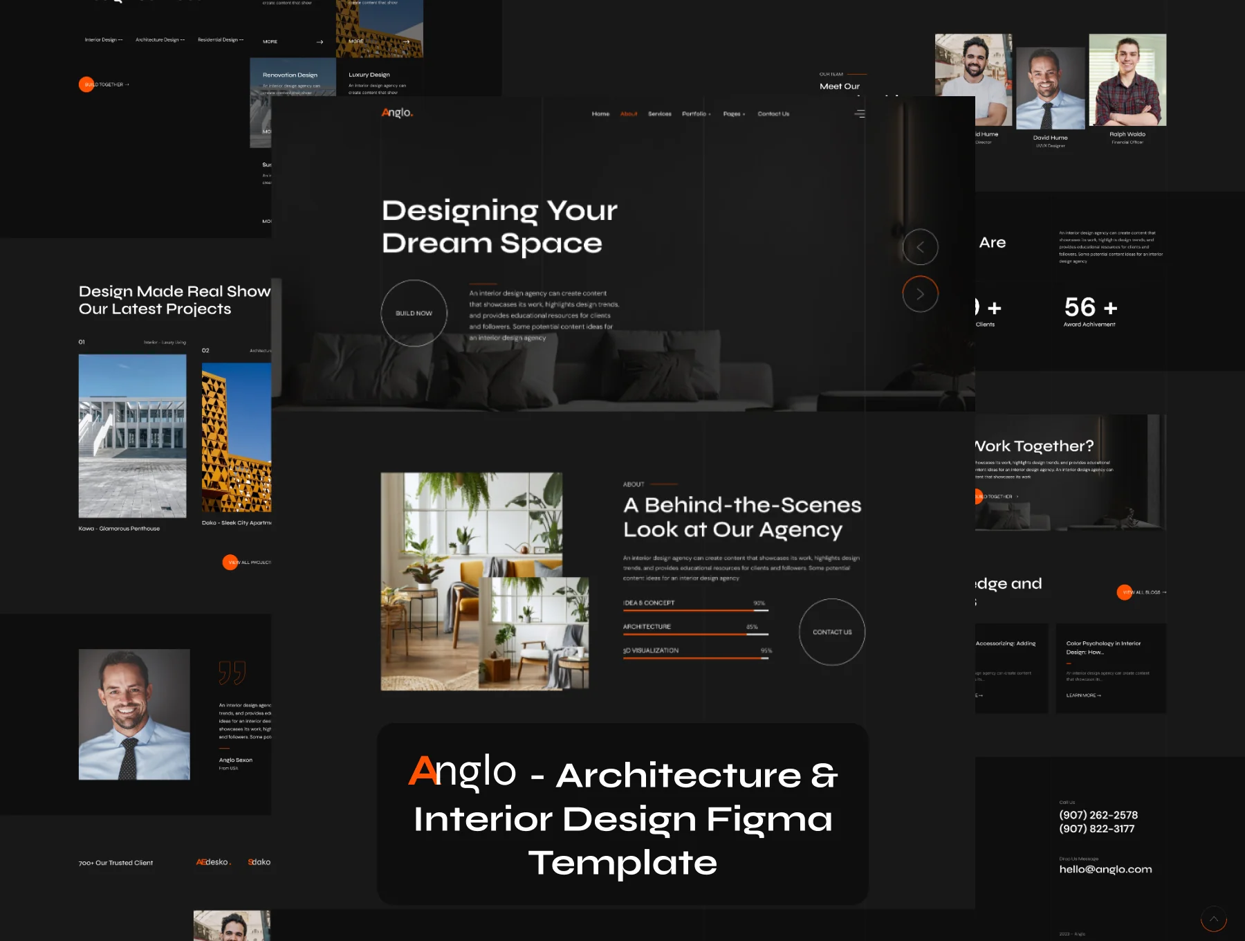 Anglo - Architecture & Interior Design Figma Template