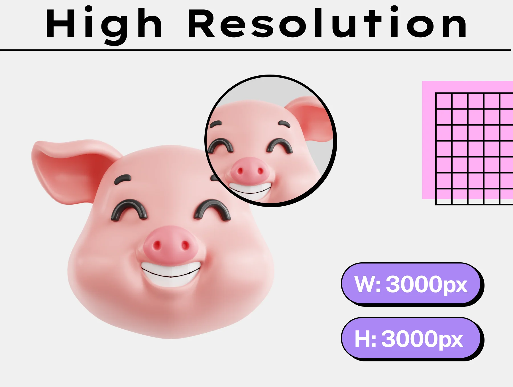 Animal Emoji 3D Icon Set 2