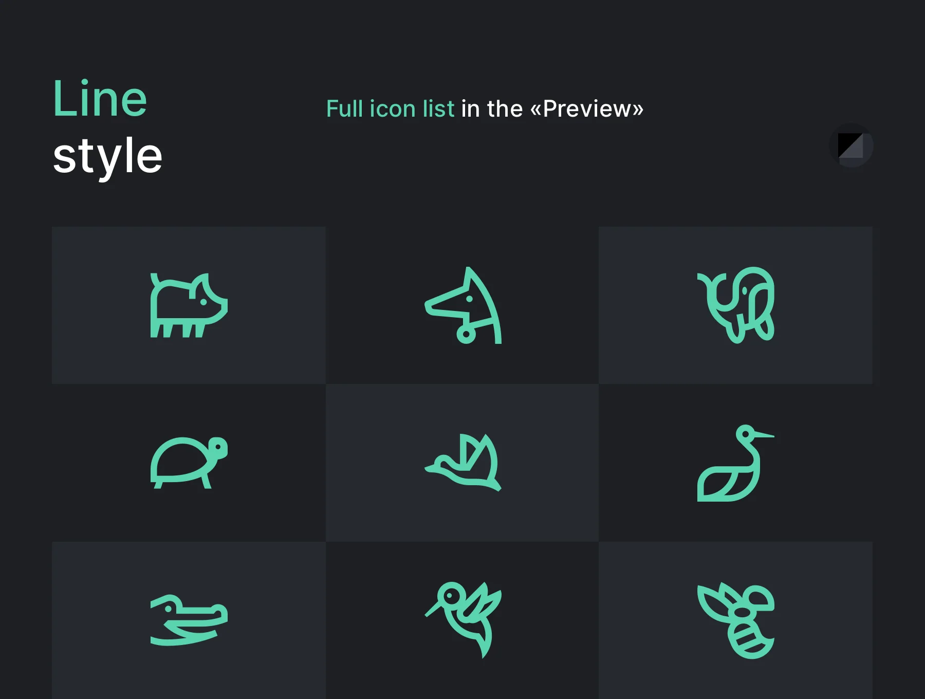 Animal Icons 4