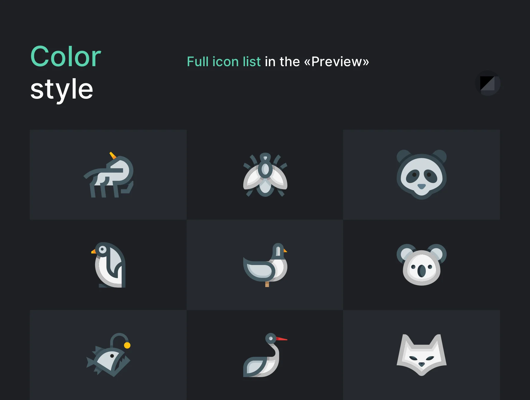 Animal Icons 6