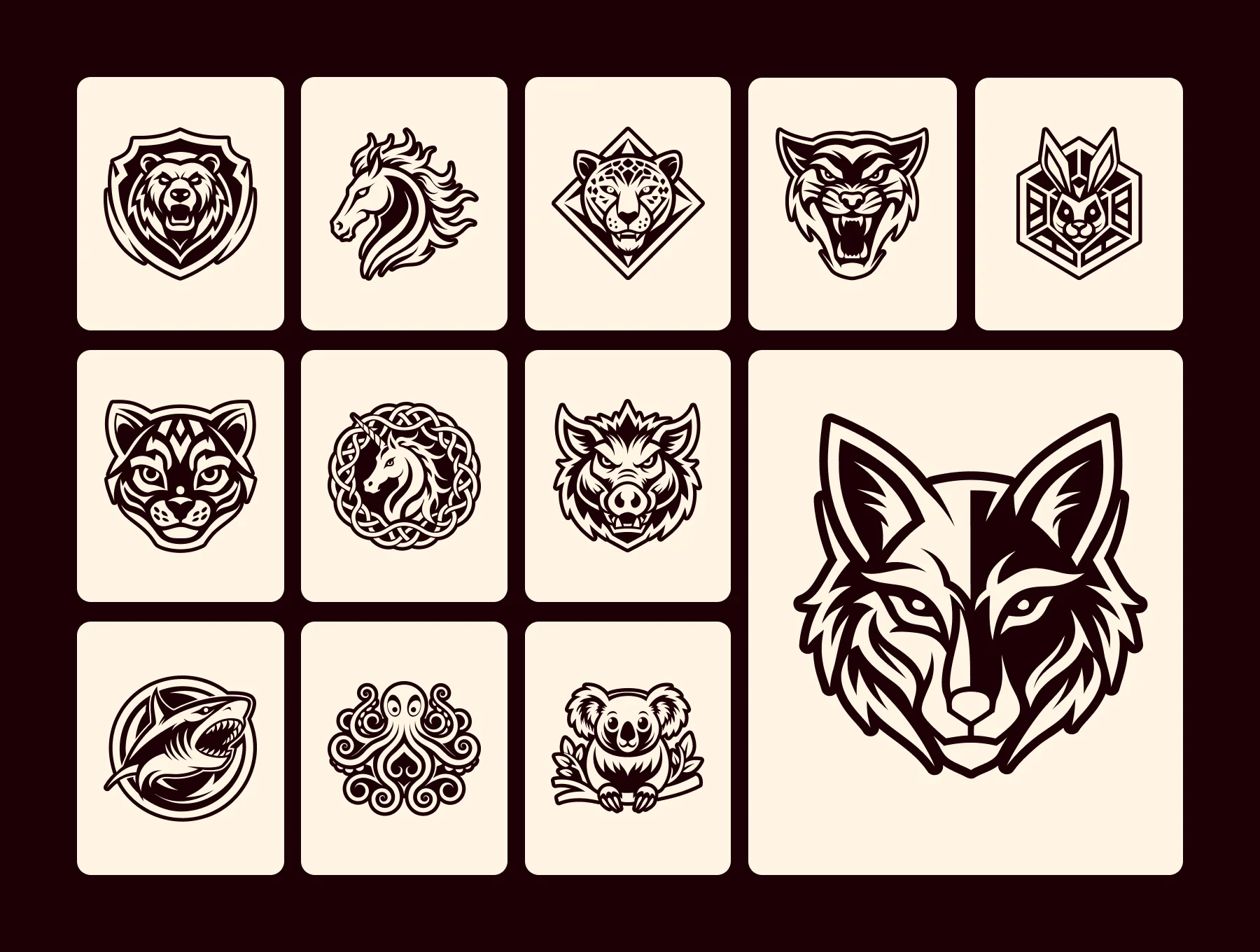 Animal Logo Bundle 7