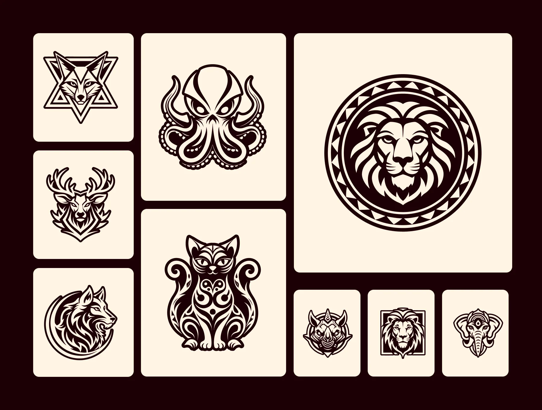 Animal Logo Bundle 8