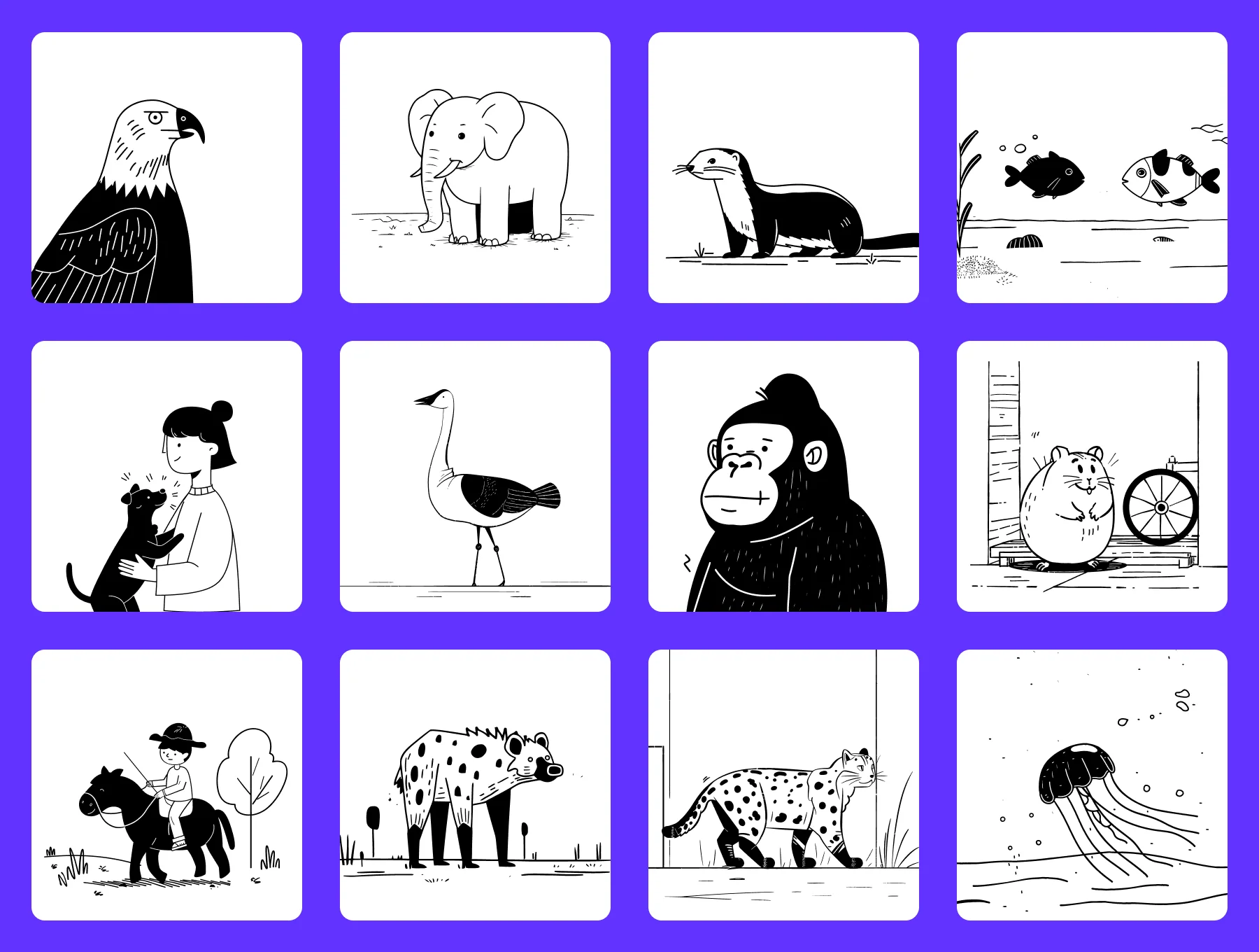 Animal Vector Art Bundle 5