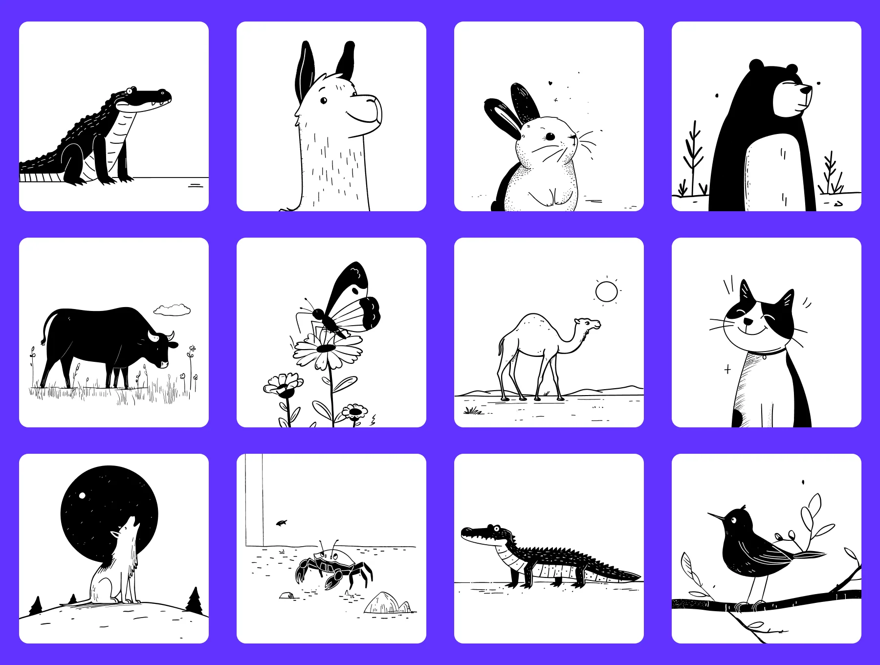 Animal Vector Art Bundle 6