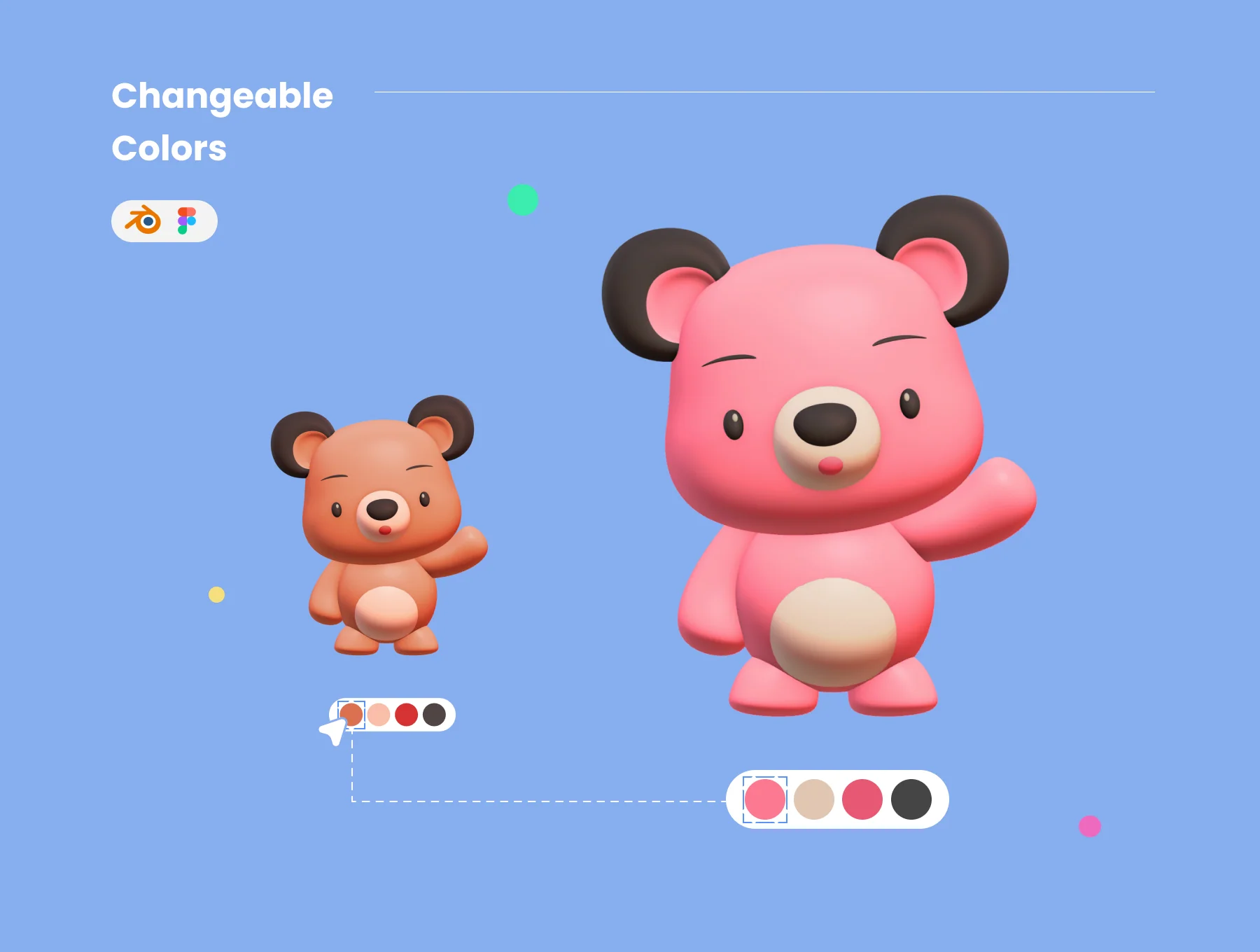 Animalls - 3D Cute Illustration Pack 5
