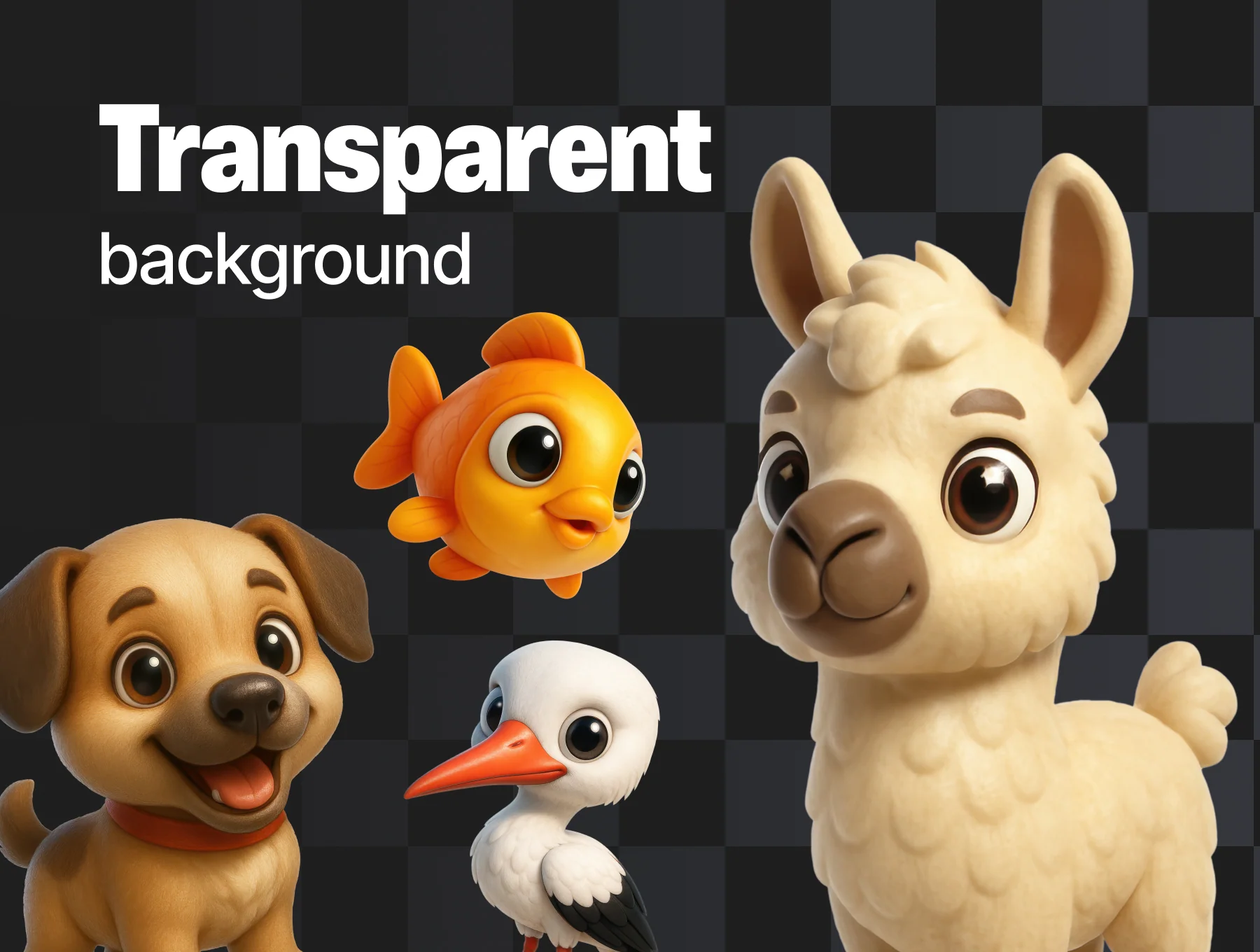 Animals | 100pcs 3D Icons 3