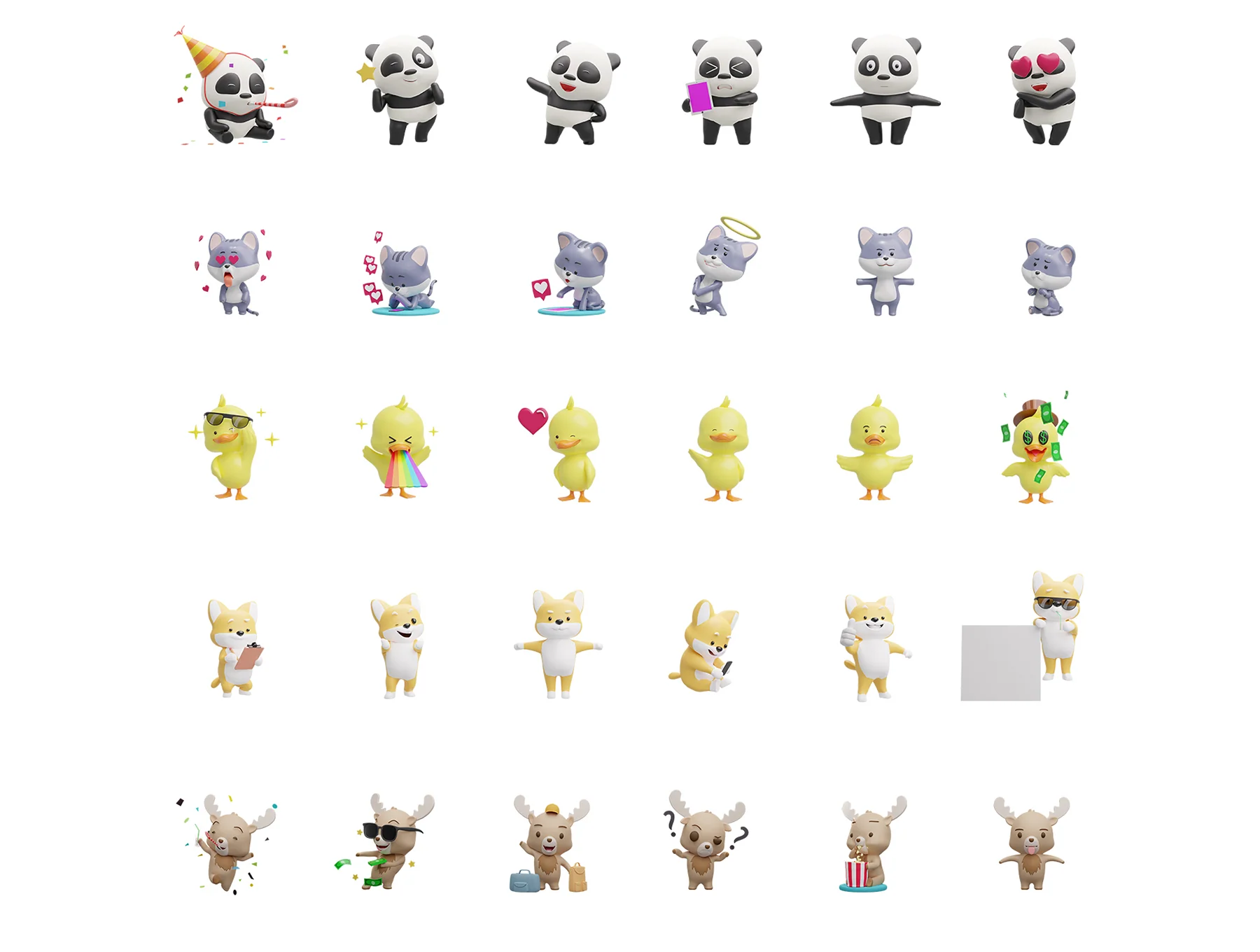 ANIMALZ - cute 3D animals 2