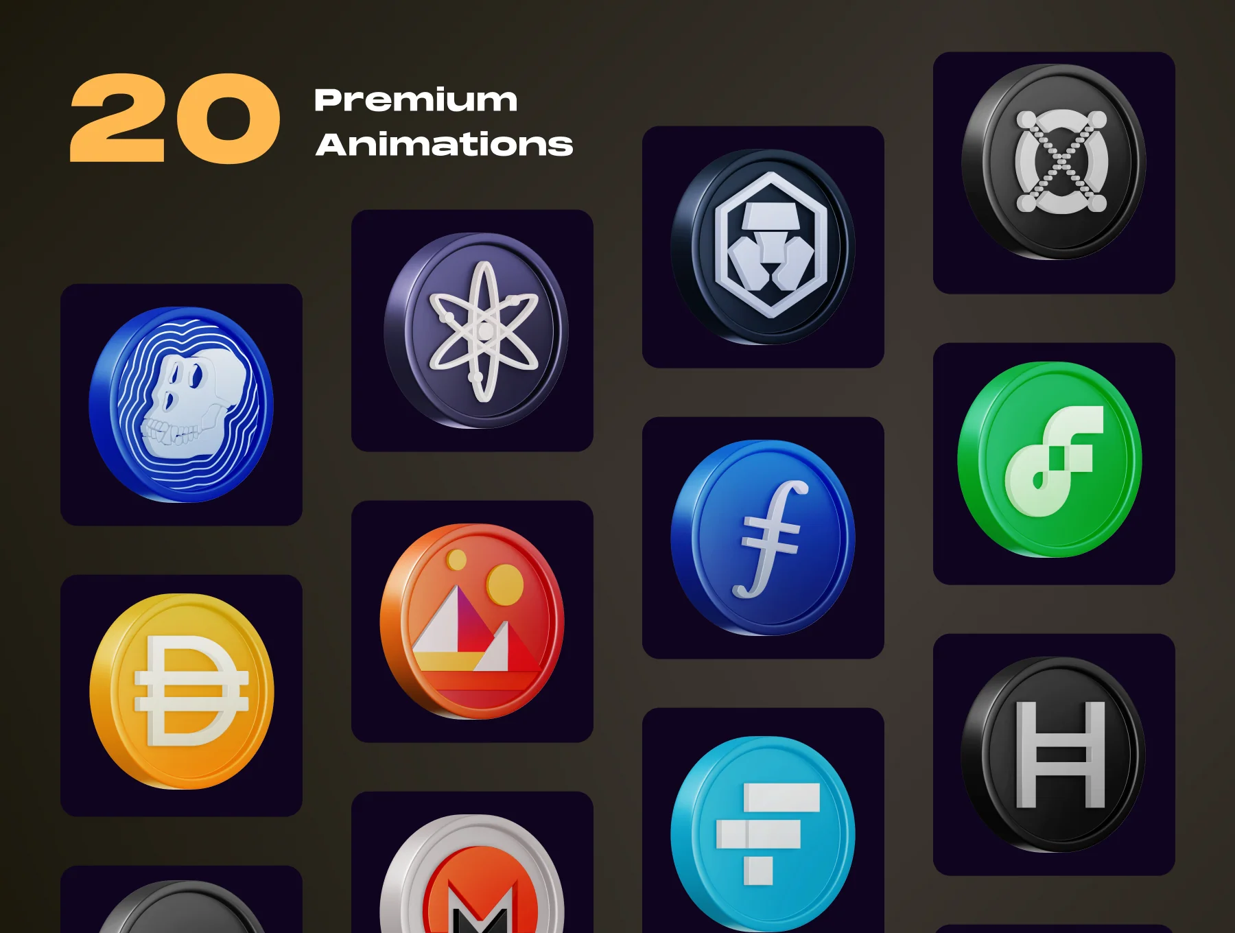 Animated Crypto Coins vol.2 5