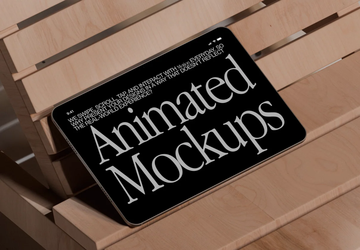 Animated iPad Mockup