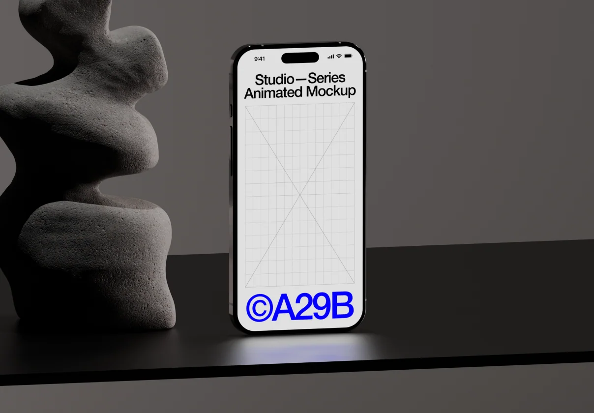 Animated iPhone 15 Pro Mockup 03