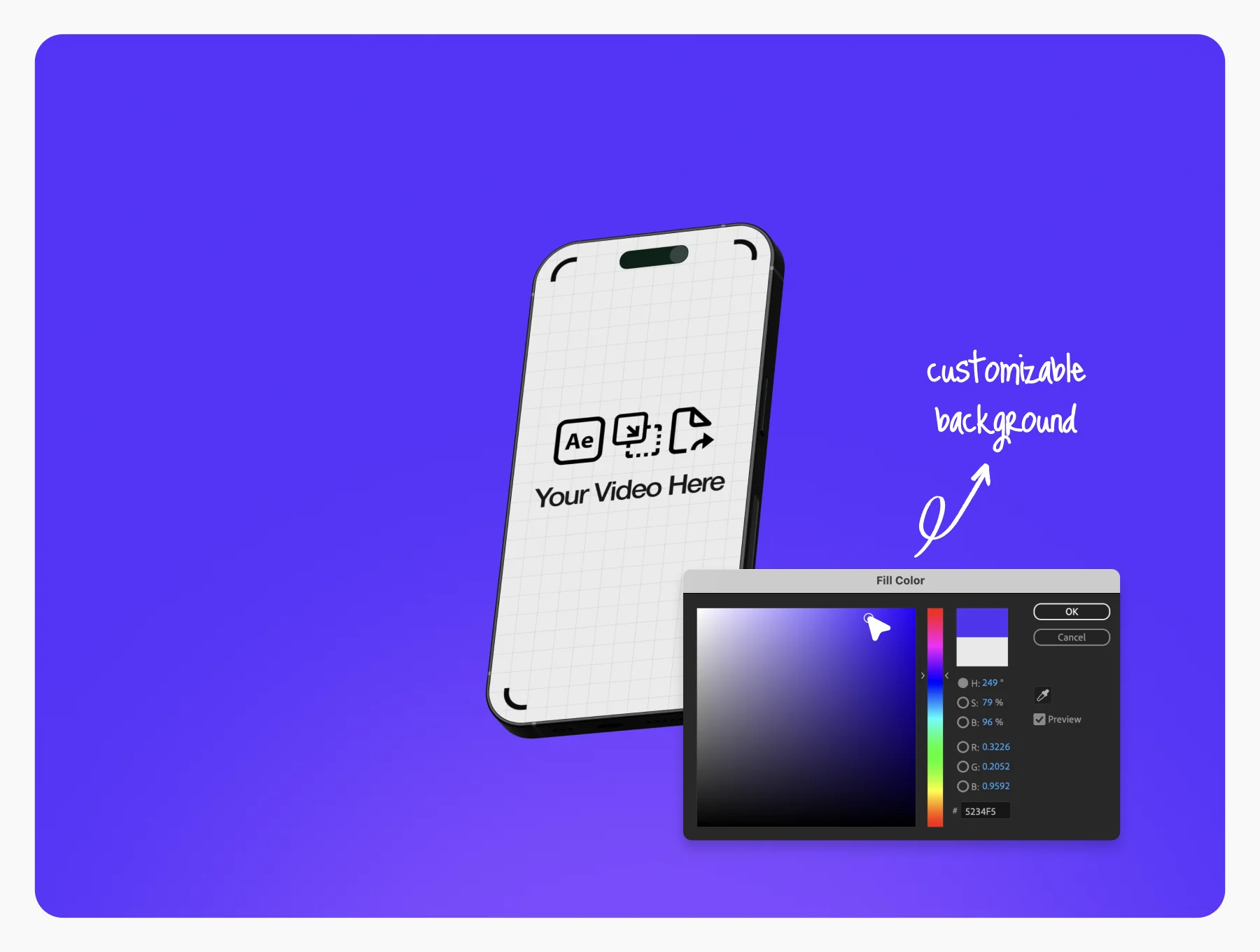 Animated iPhone Video Mockup 3