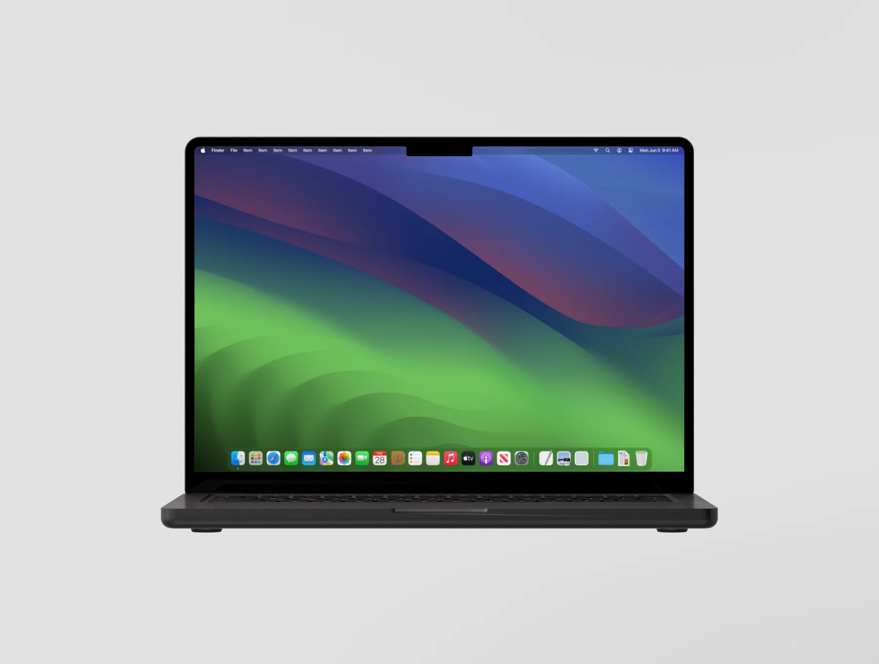 Animated Macbook Loop Video Mockup 6