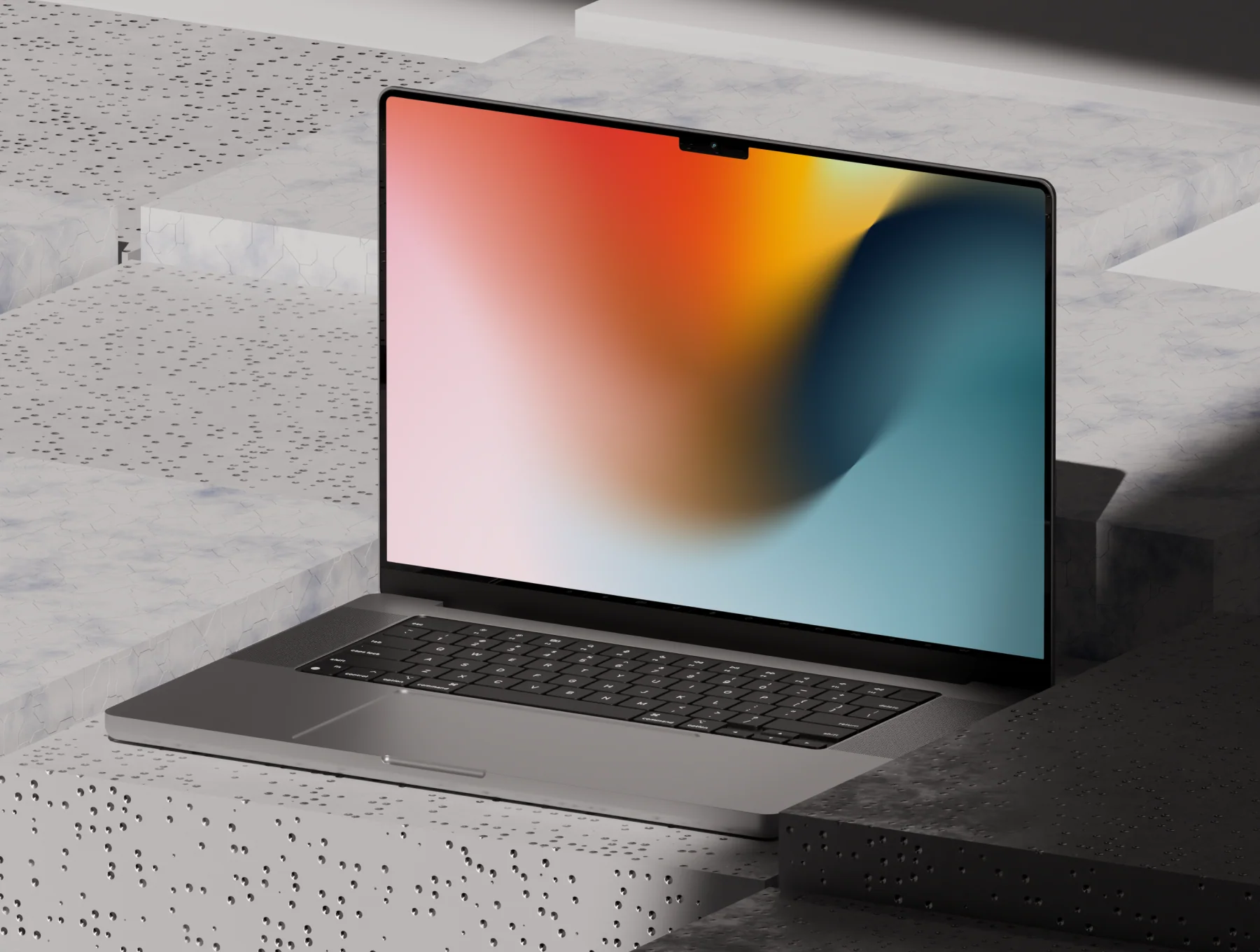 Animated Macbook Pro Mockup | 05