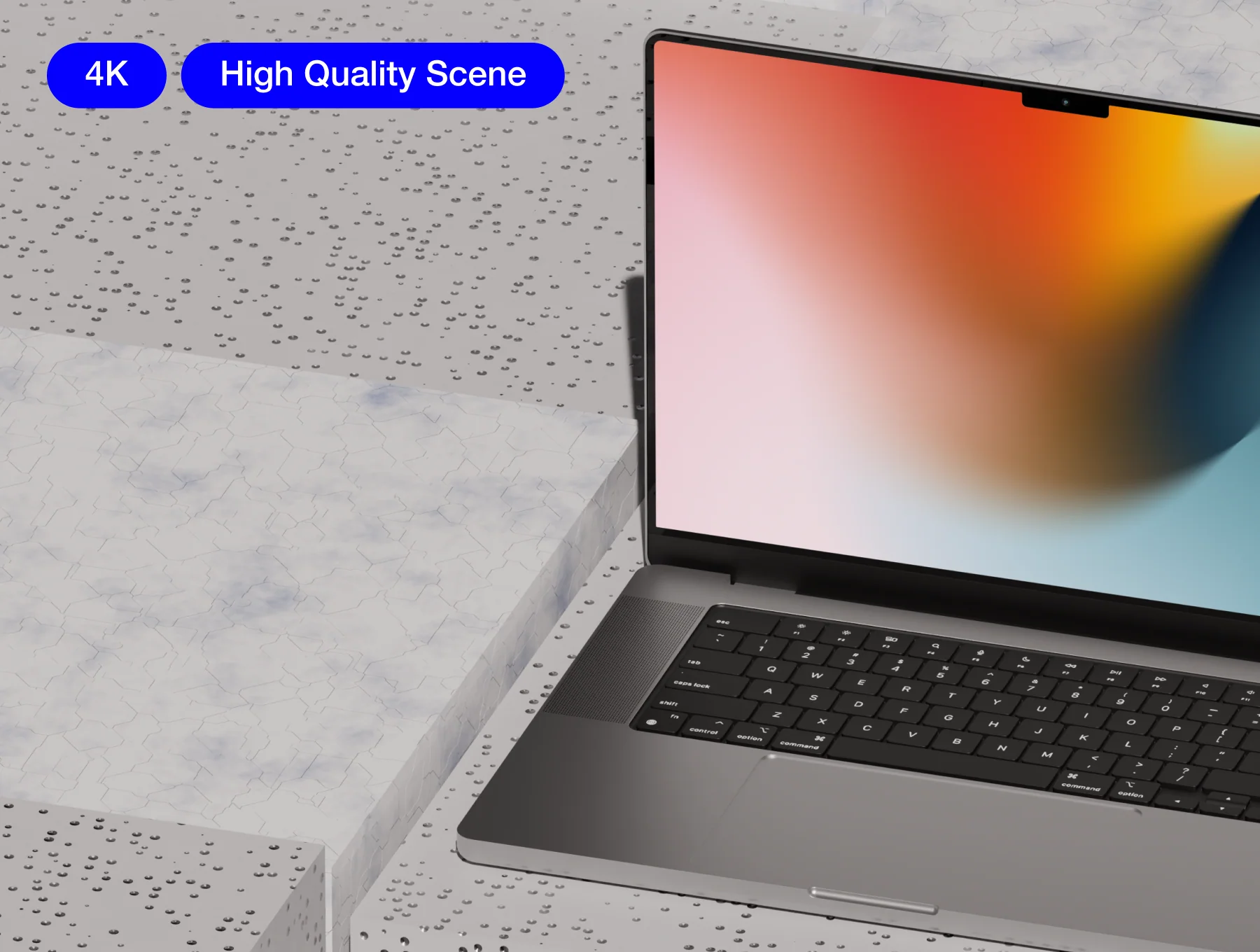 Animated Macbook Pro Mockup | 05 3