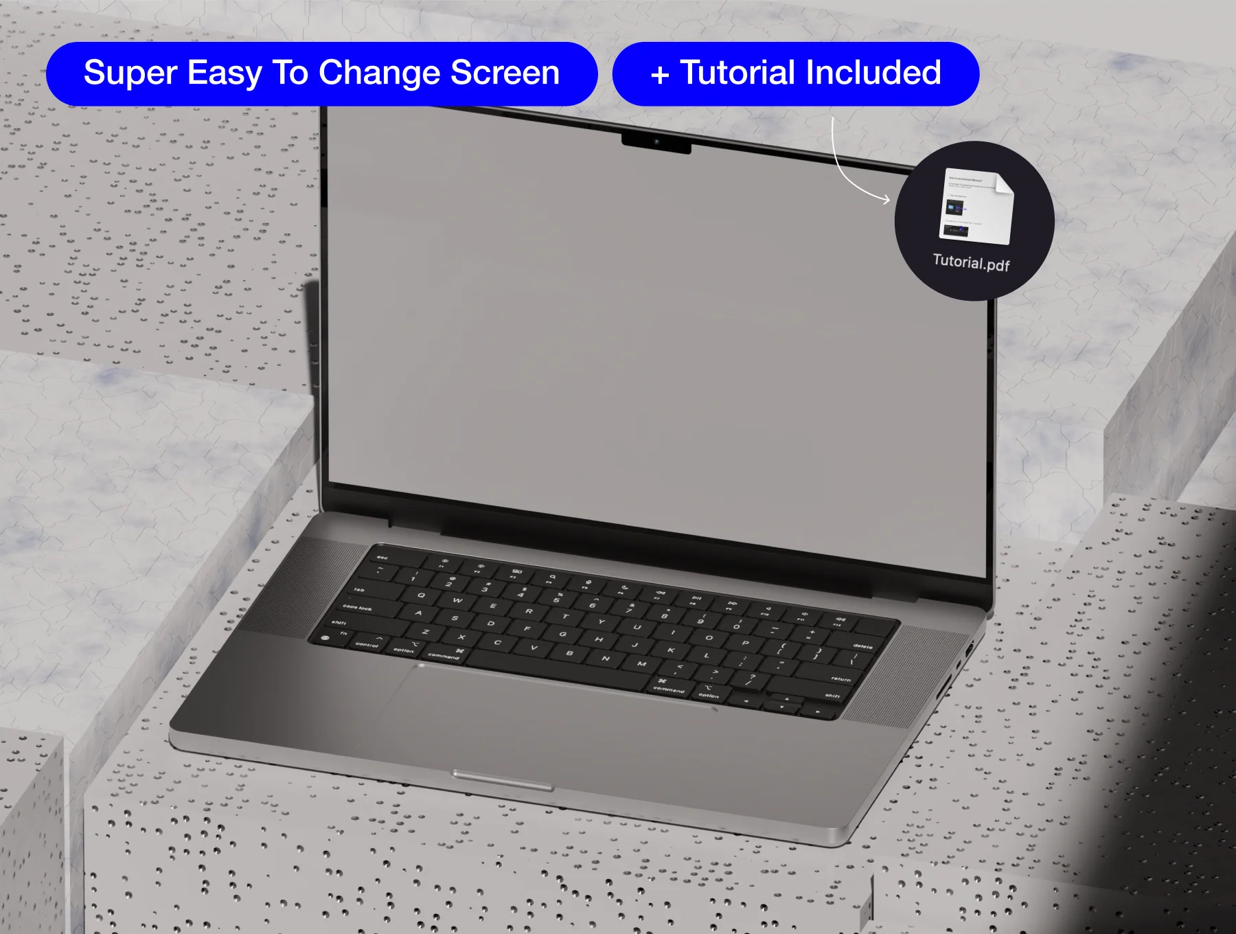 Animated Macbook Pro Mockup | 05 4