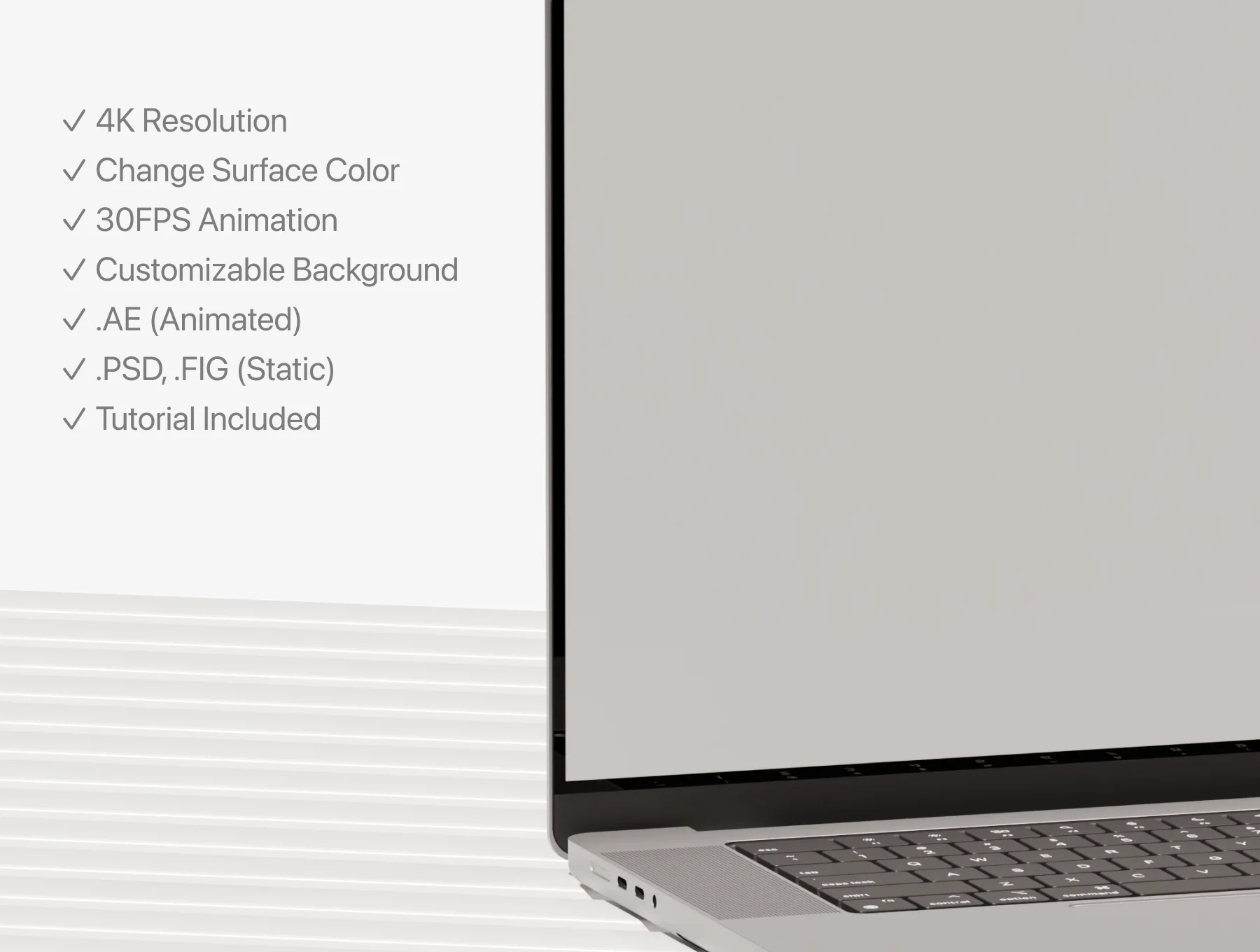 Animated Macbook Pro Mockup | 08 4