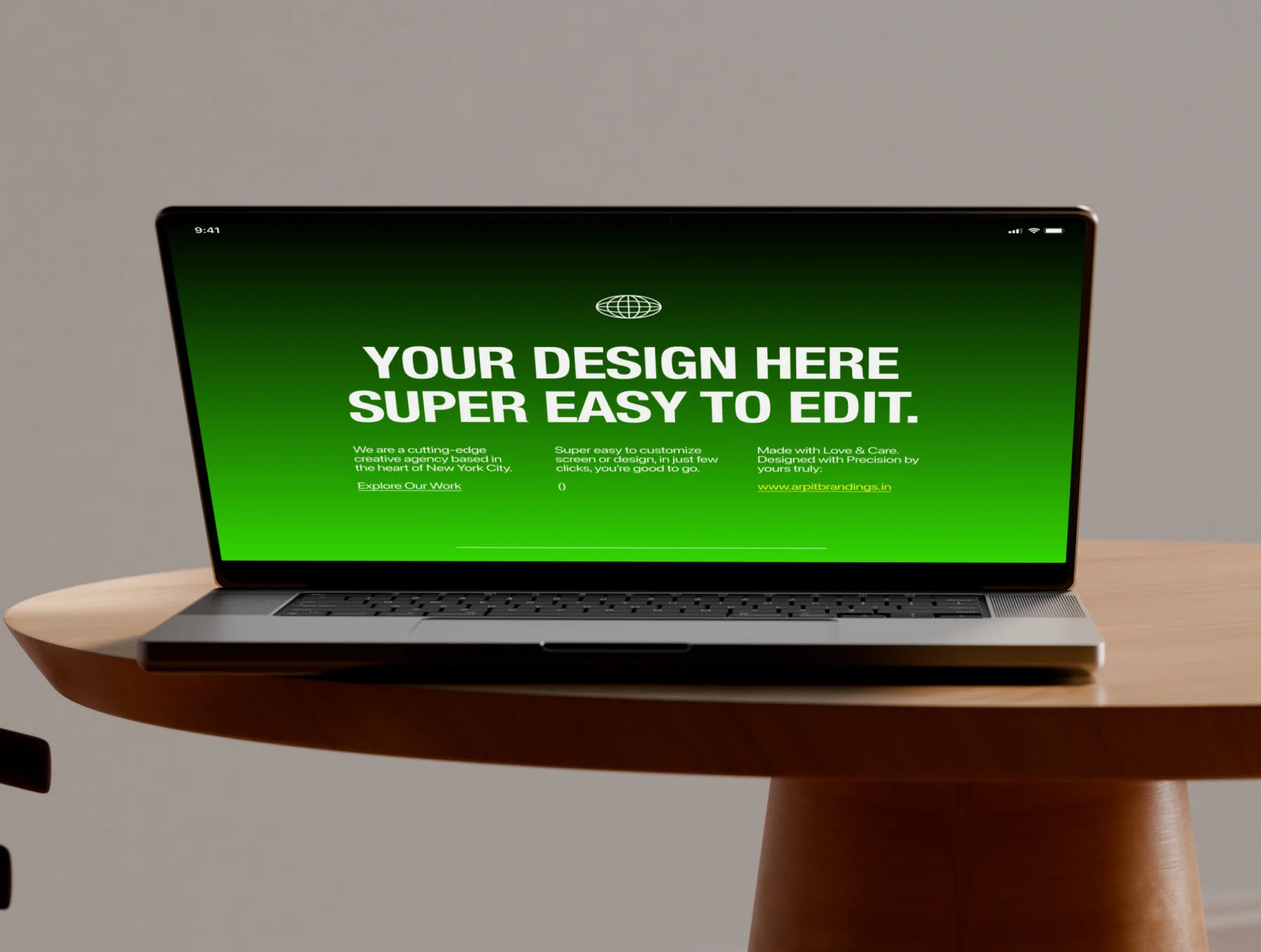 Animated Macbook Pro Mockup | 10 3