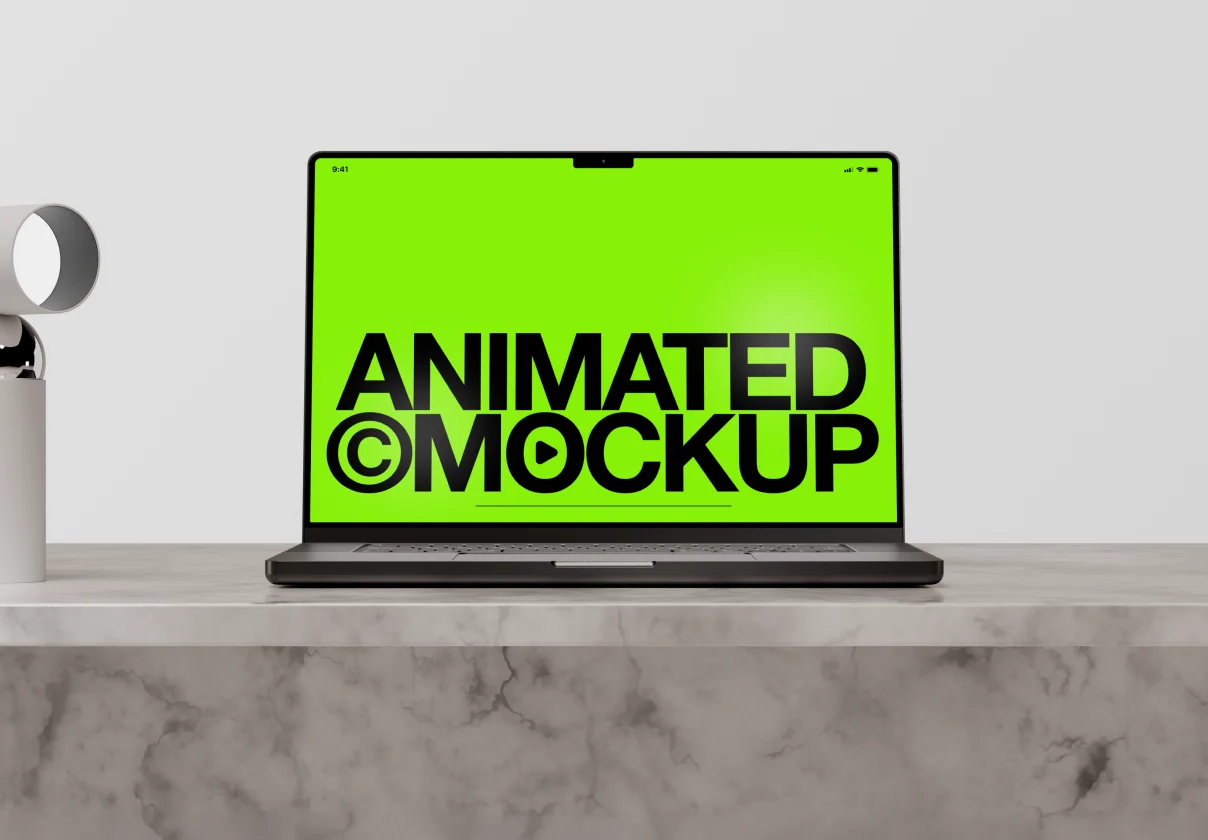 Animated Macbook Pro Mockup | 11