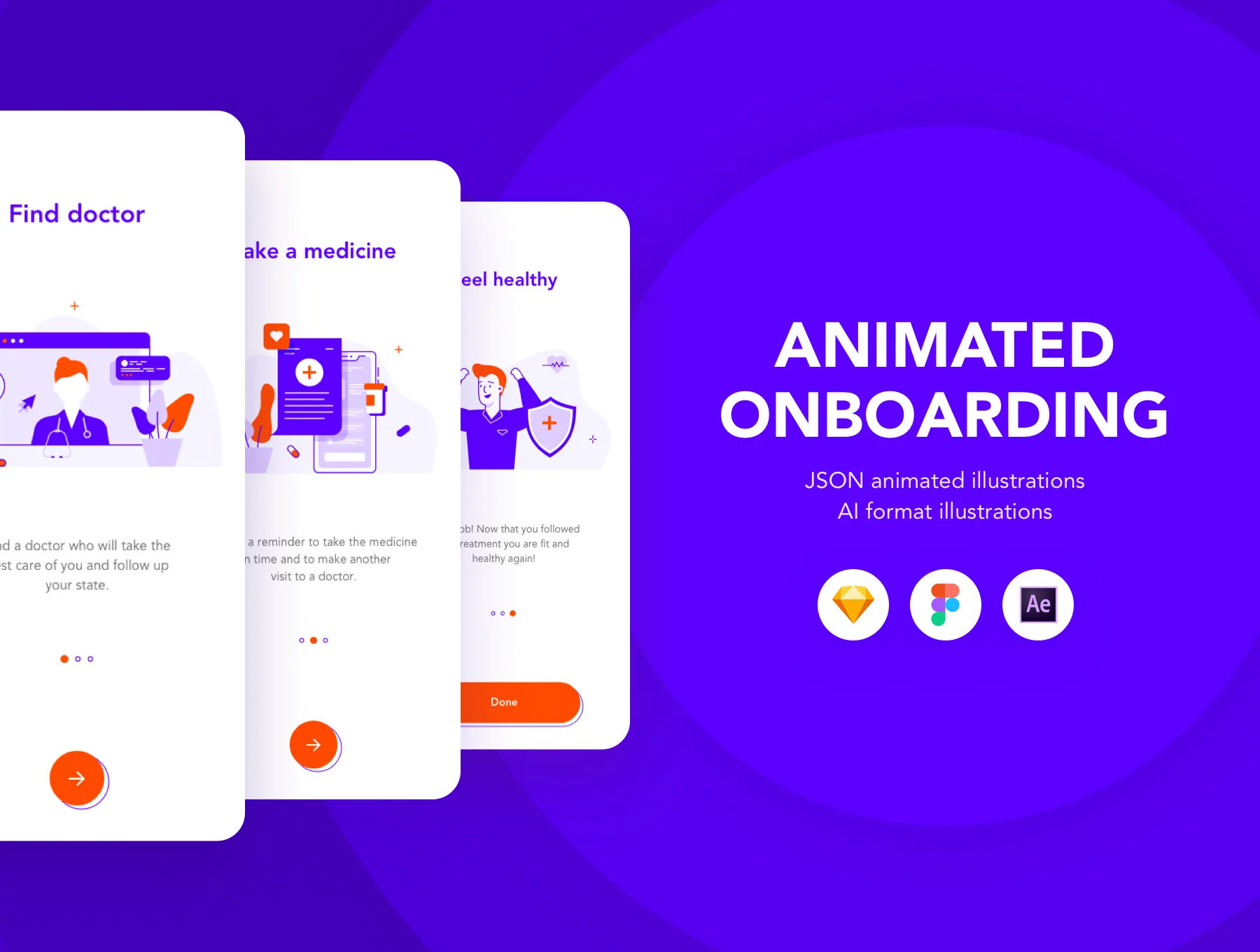 Animated Medicine onboarding