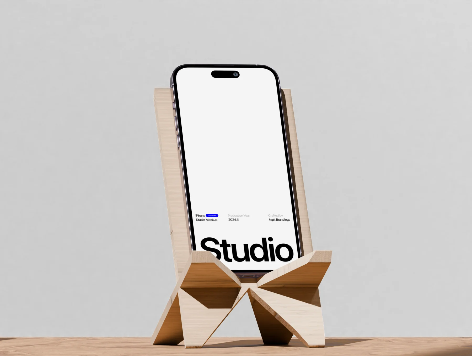 Animated Studio iPhone Mockup