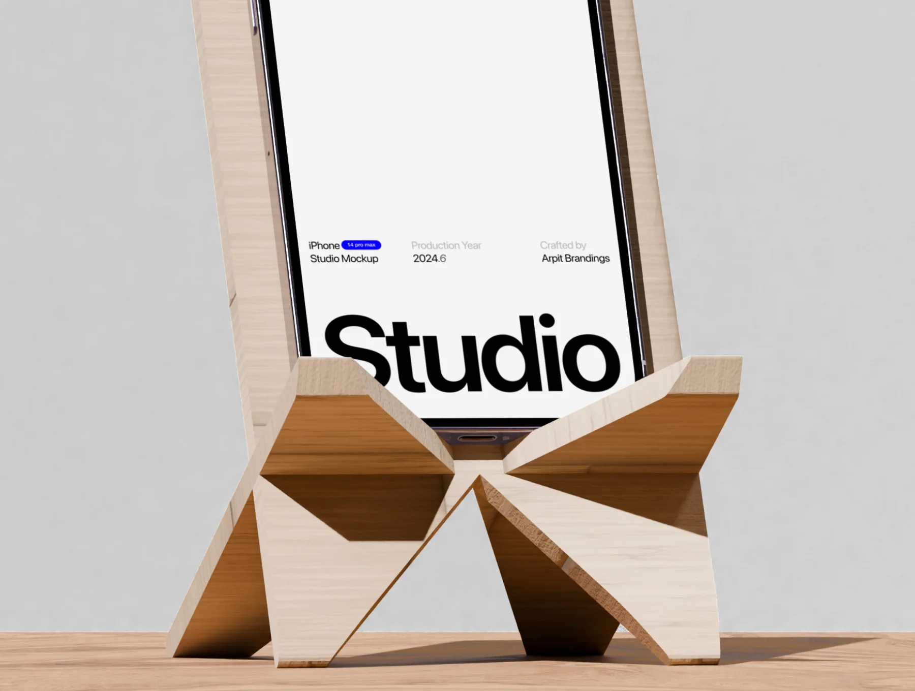 Animated Studio iPhone Mockup 6