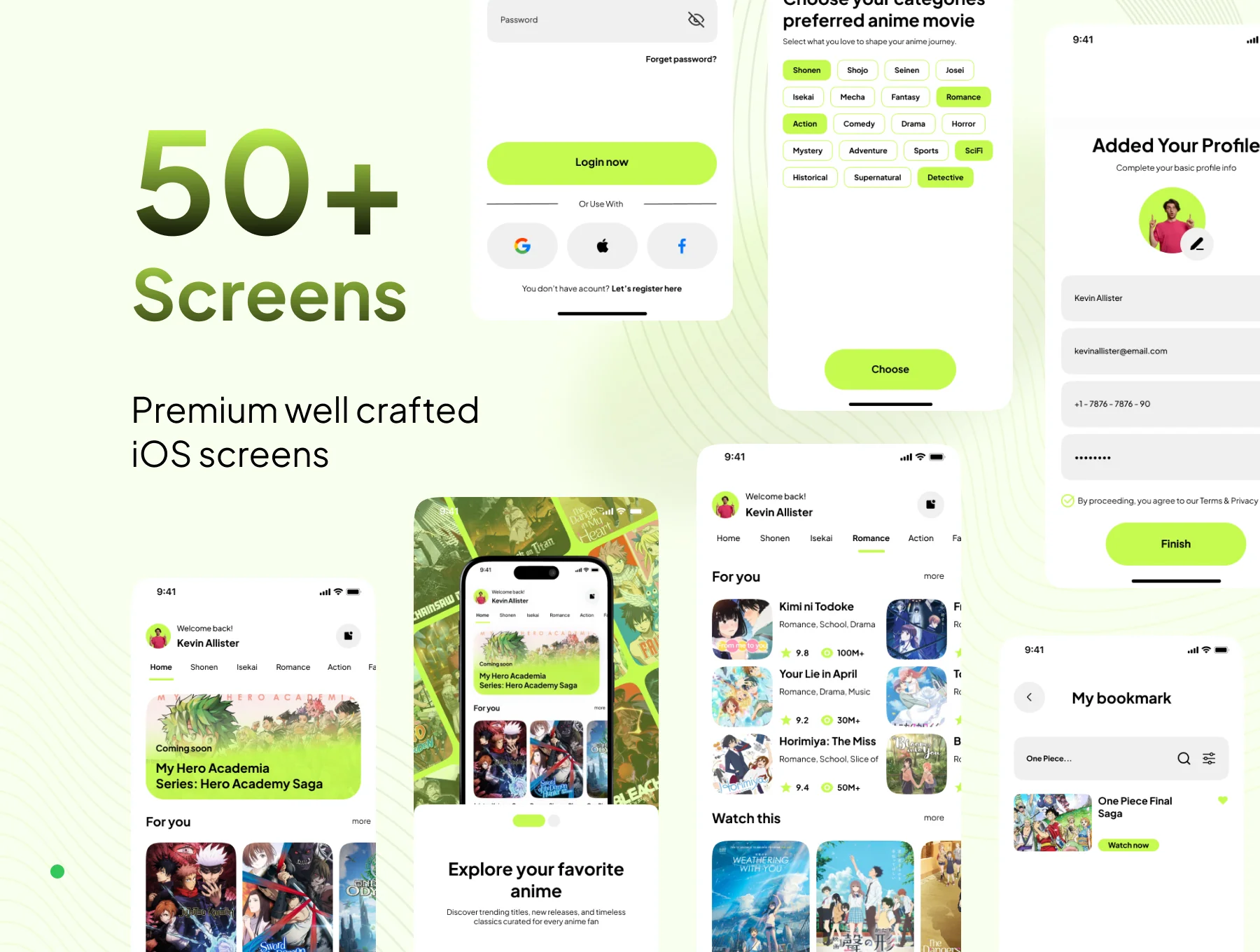 Animify - Anime Online Streaming App UI Kit 2