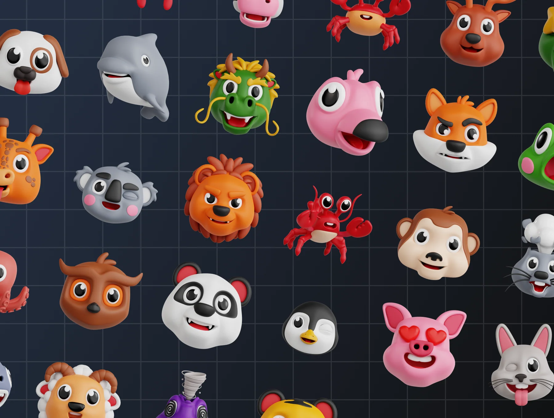 Animoji 3D Icon Set 5