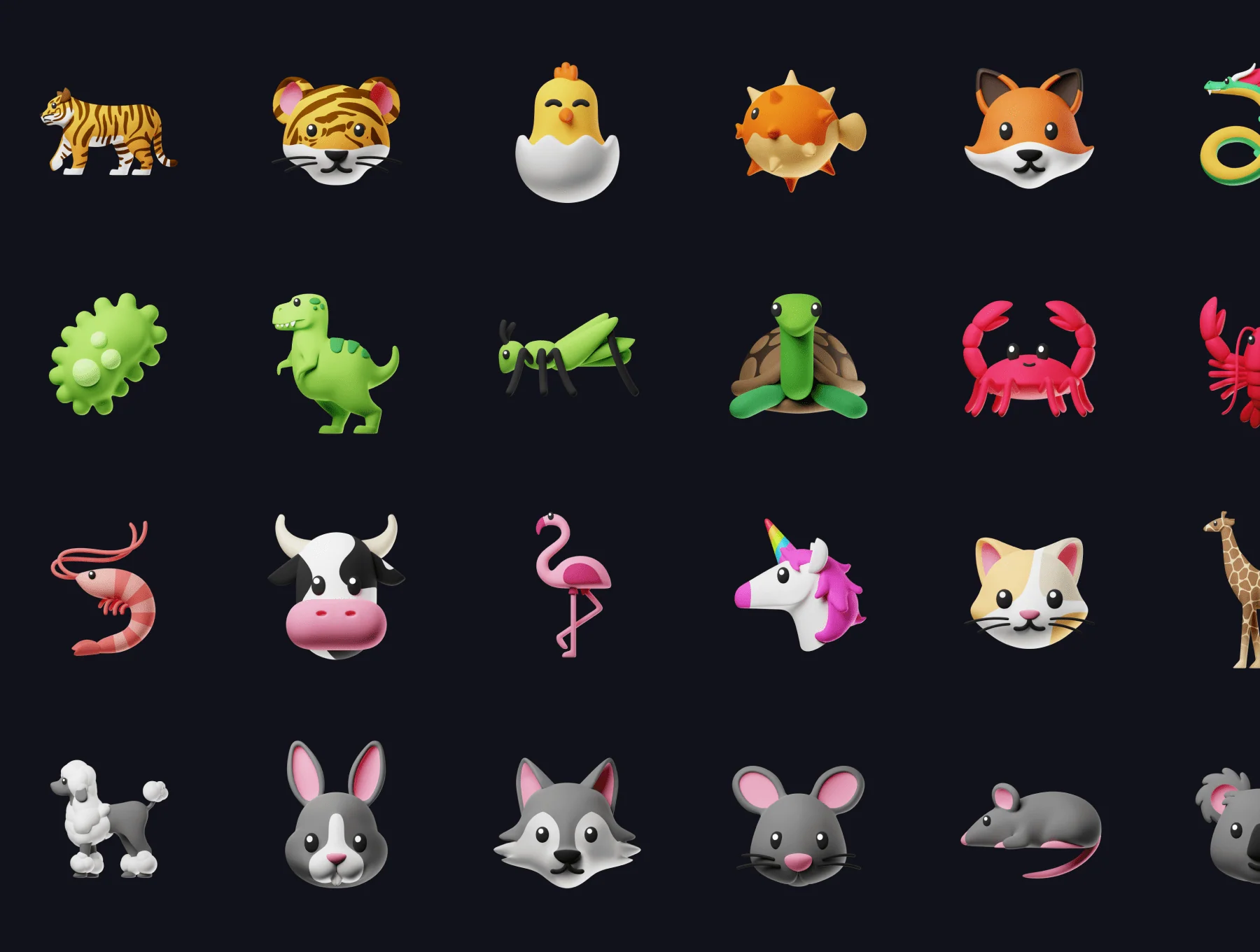 Animojis: 3D Icon Pack 4