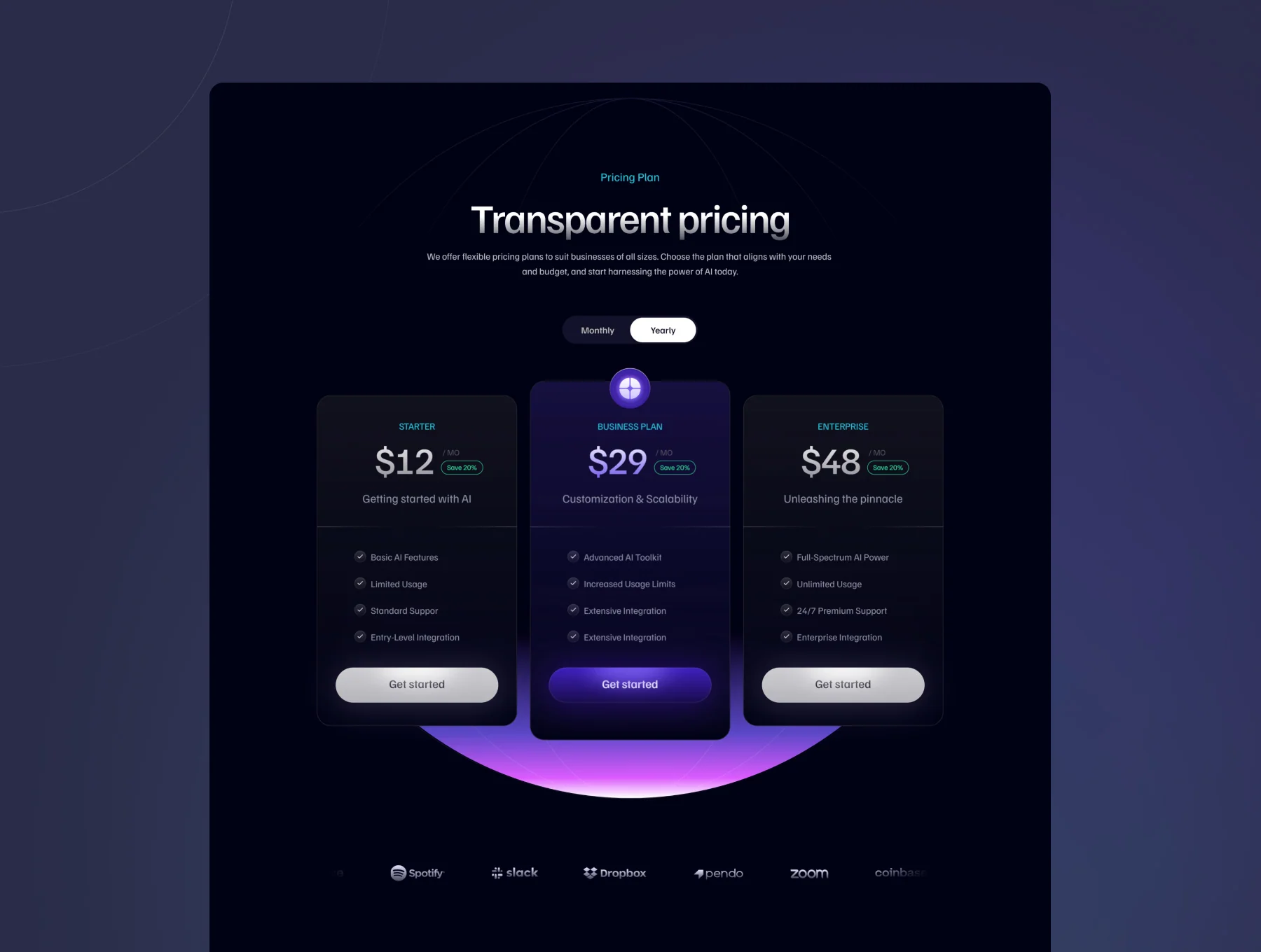 Anius - SaaS, Startup, AI Website Template 3