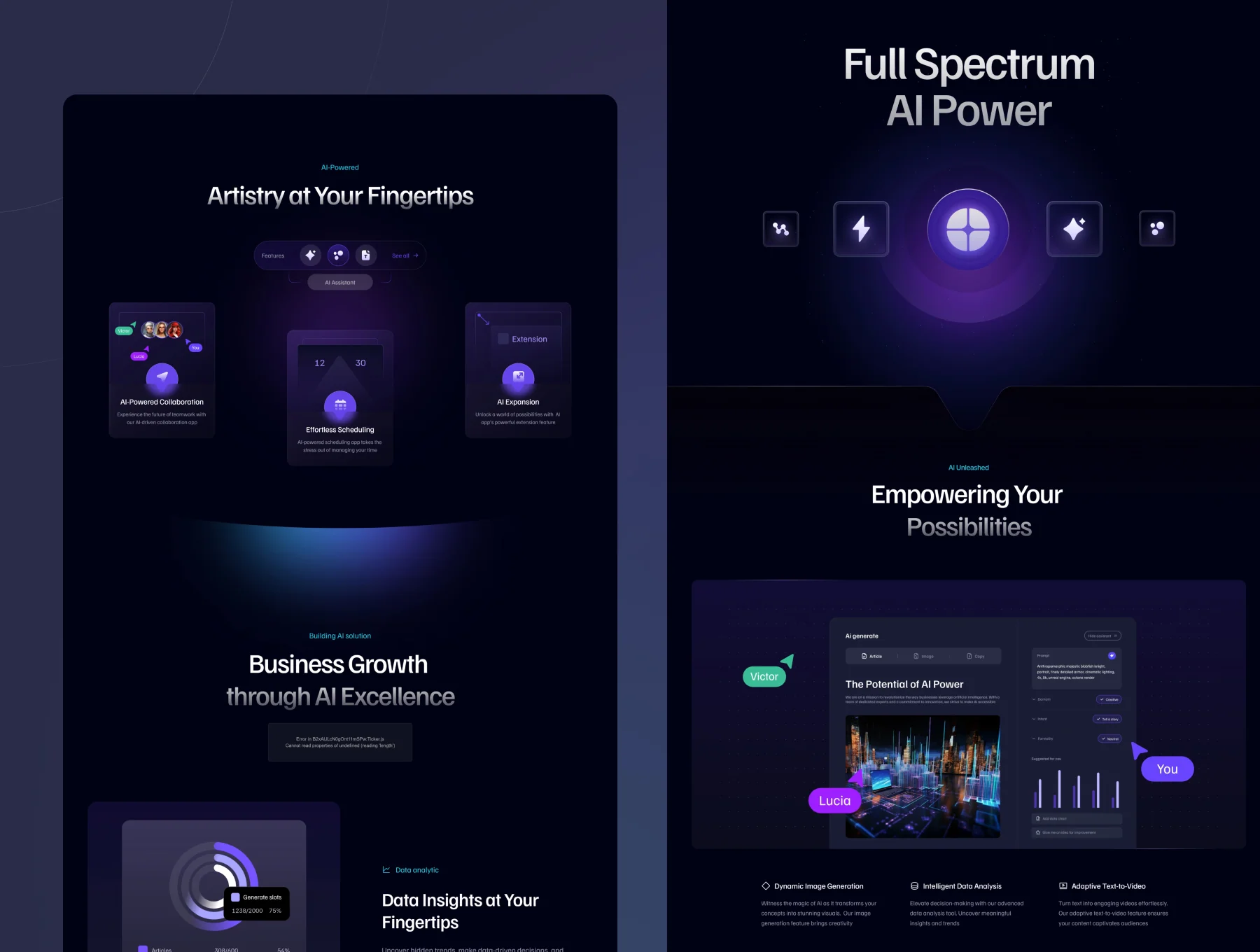 Anius - SaaS, Startup, AI Website Template 6