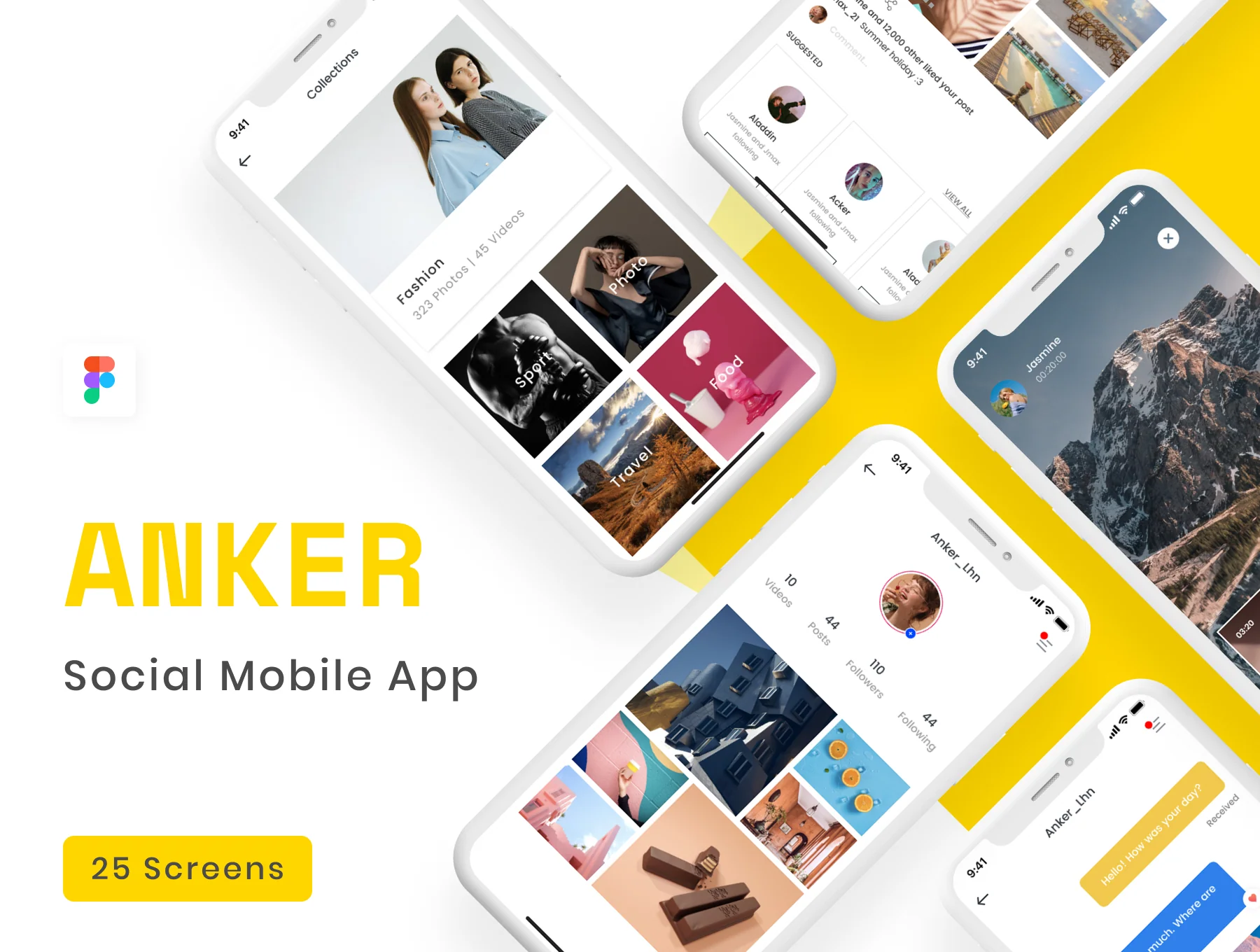 Anker Social UI Kit