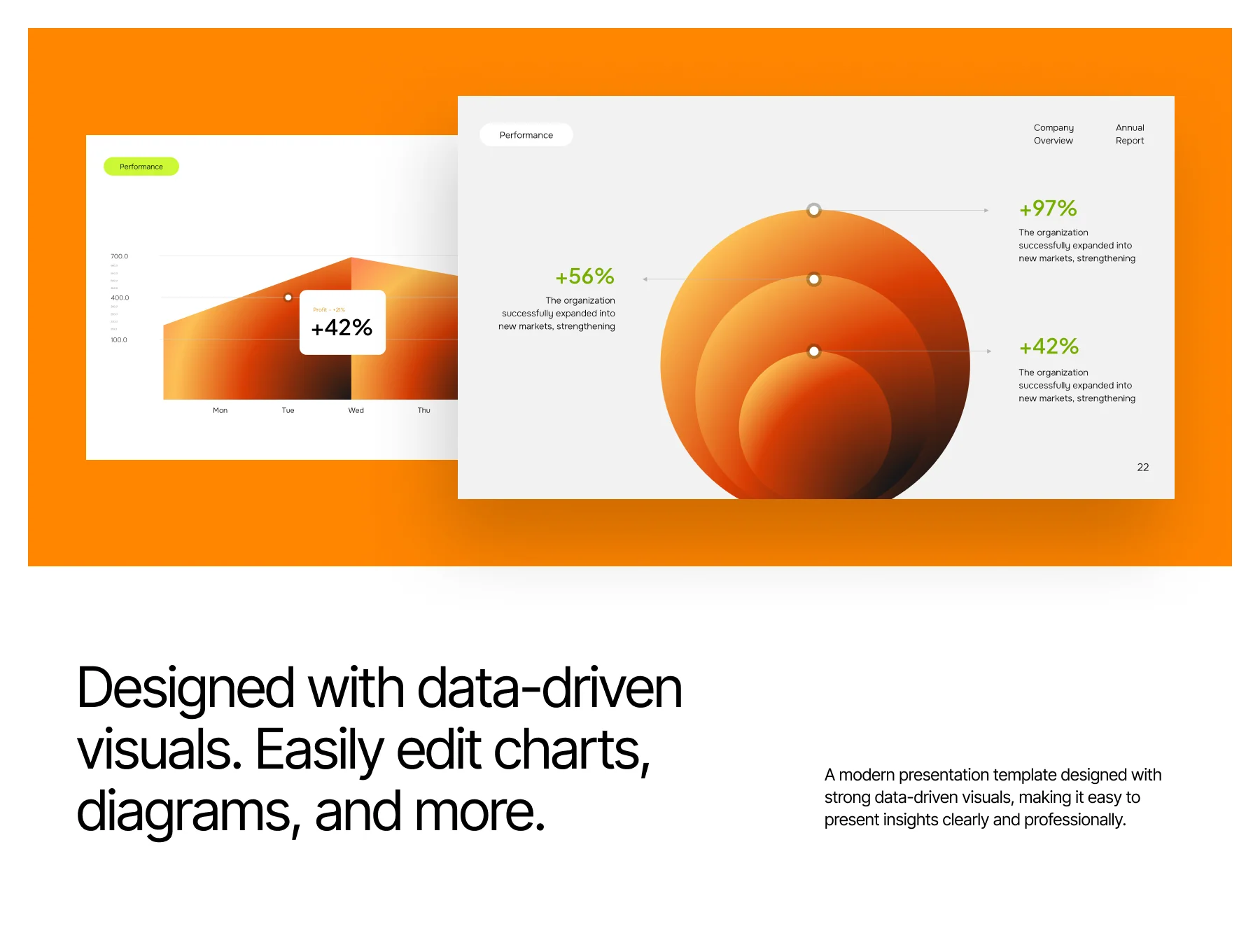 Annual Corporate Report Pitch Deck Template 2