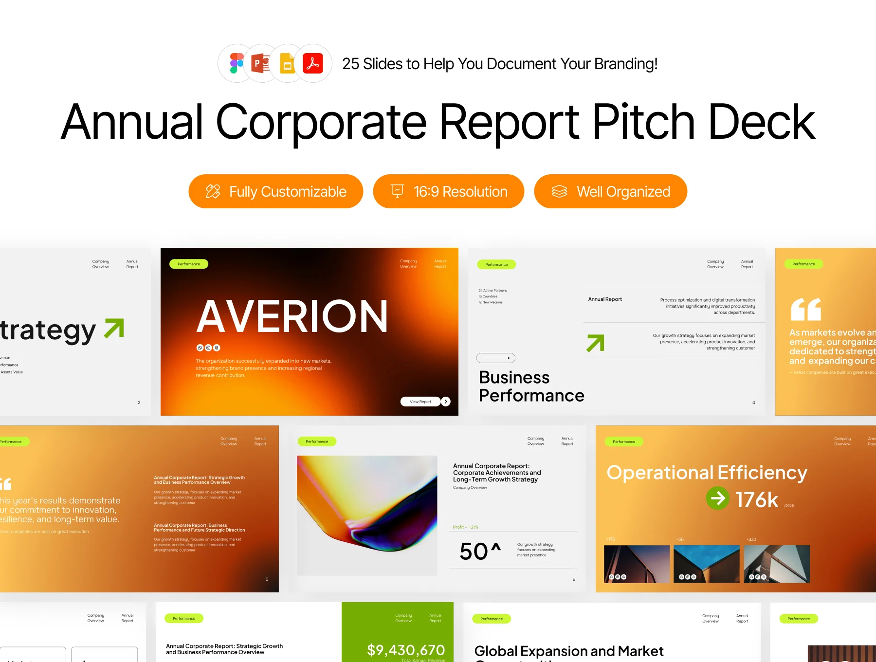 Annual Corporate Report Pitch Deck Template 5