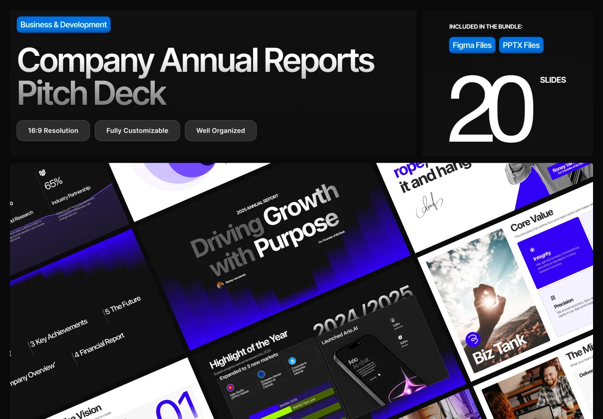Annual Reports Pitch Deck