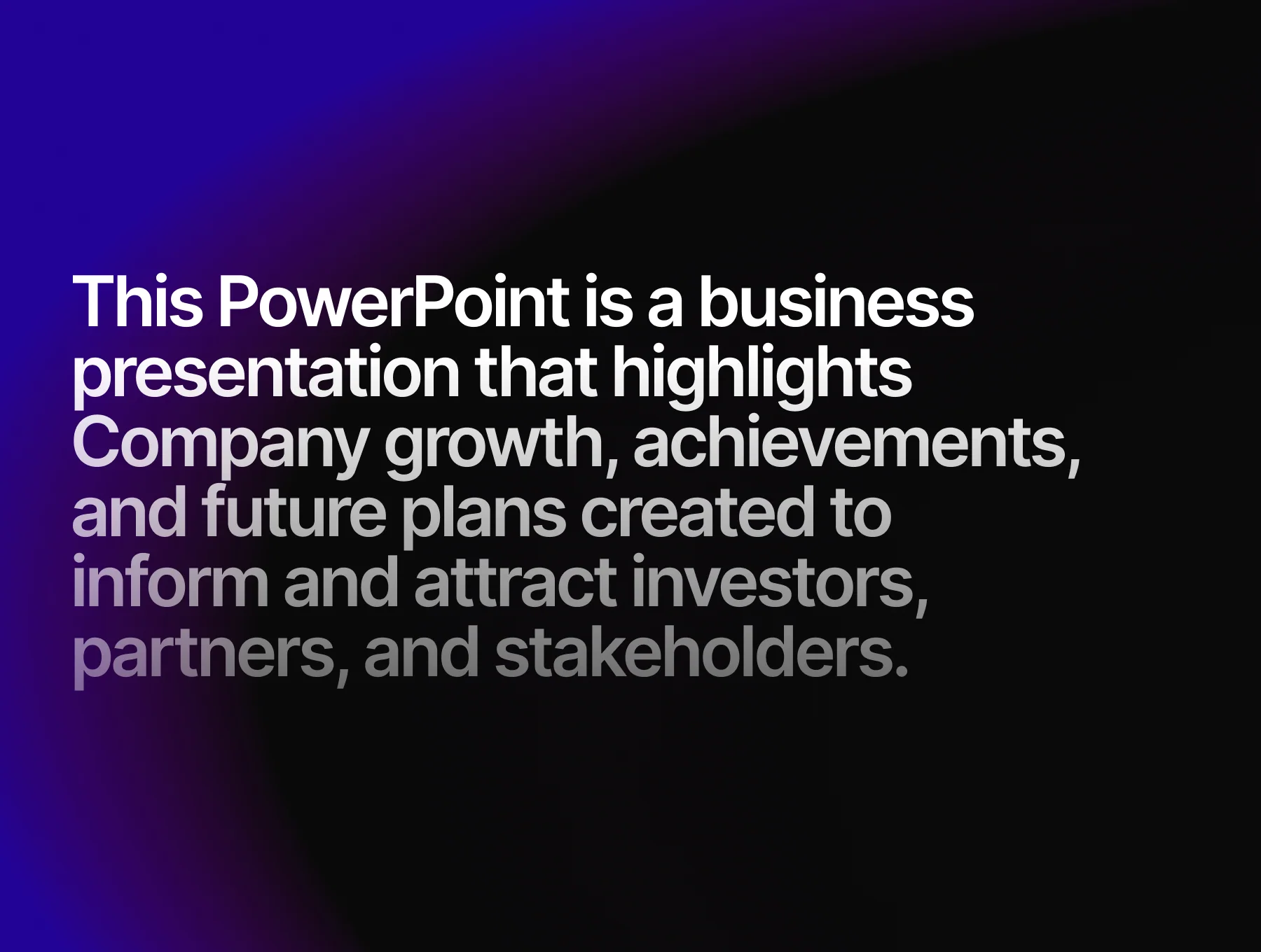 Annual Reports Pitch Deck 3